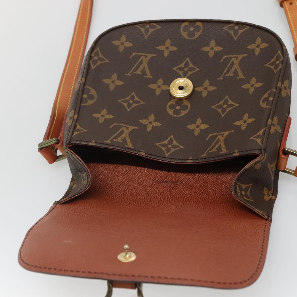 LOUIS VUITTON Monogram Saint Cloud PM Shoulder Bag M51244 LV Auth BA5231