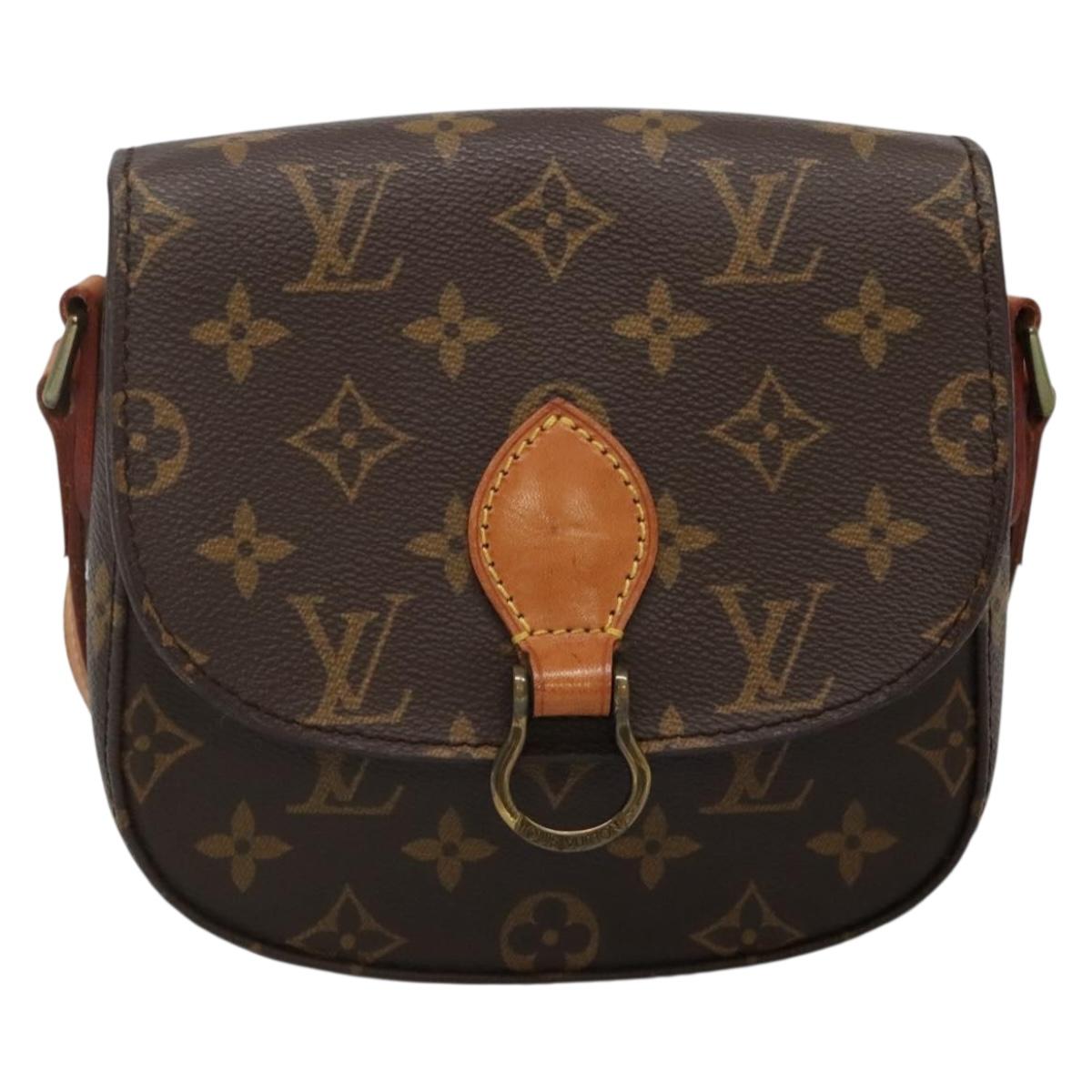 LOUIS VUITTON Monogram Saint Cloud PM Shoulder Bag M51244 LV Auth BA5231
