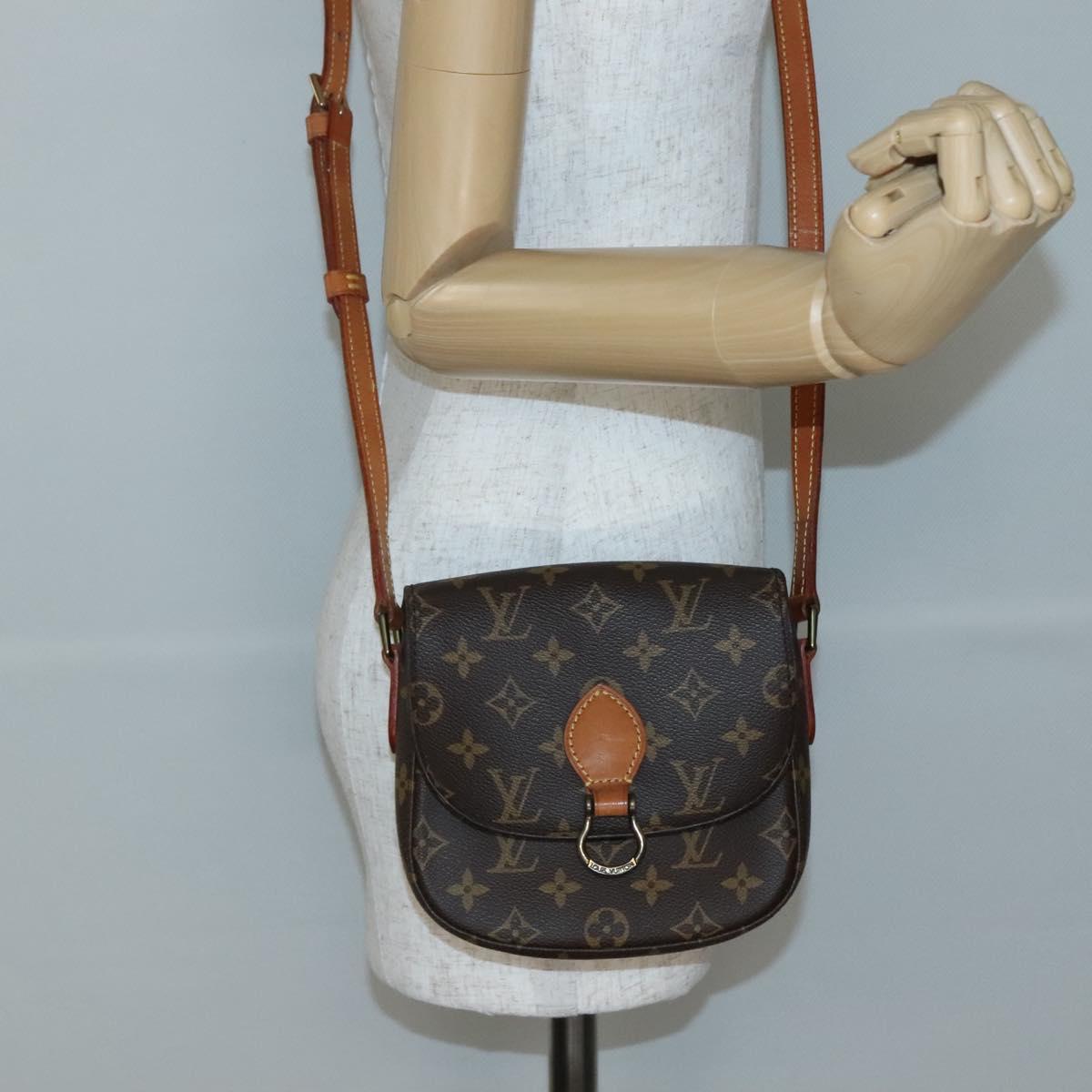 LOUIS VUITTON Monogram Saint Cloud PM Shoulder Bag M51244 LV Auth BA5231