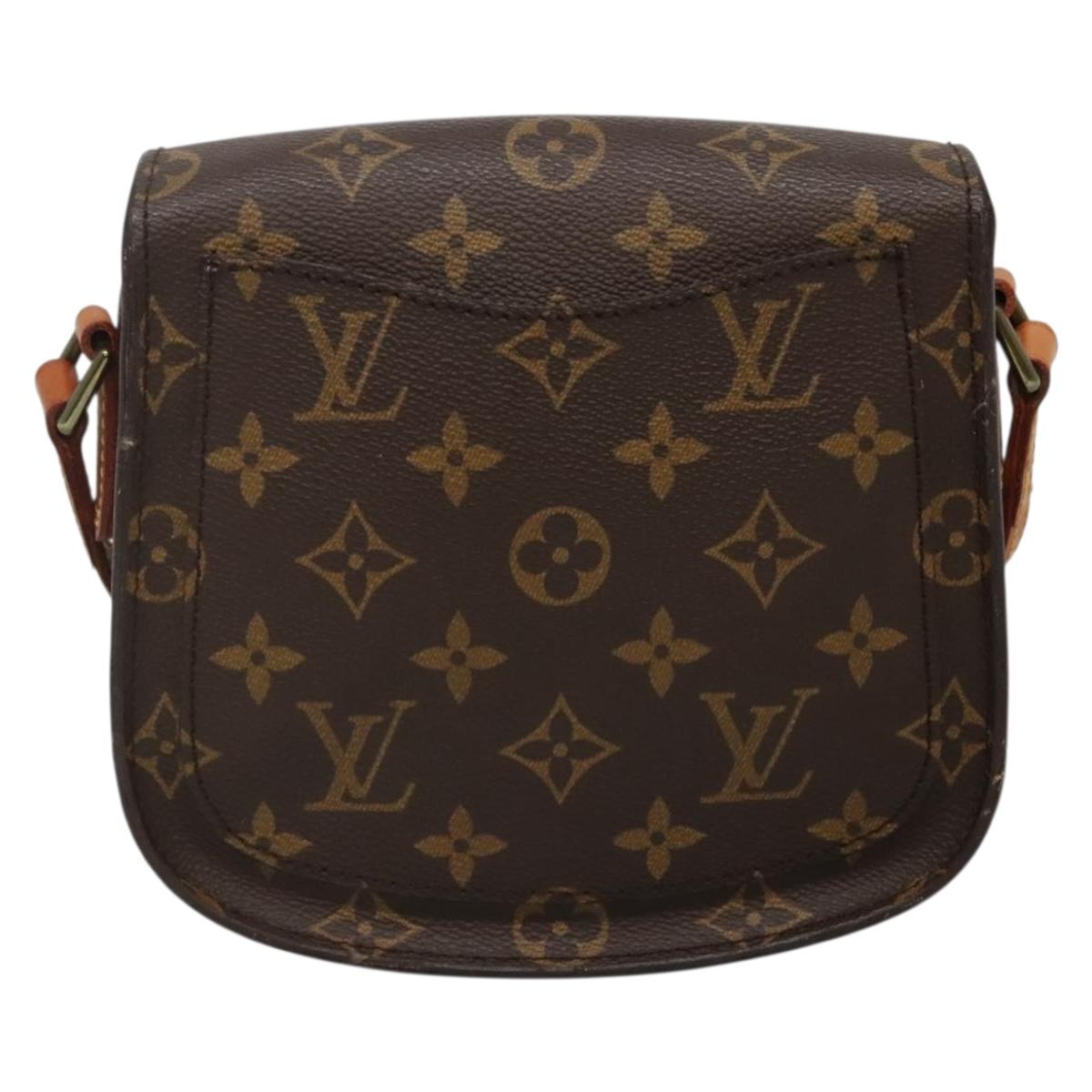 LOUIS VUITTON Monogram Saint Cloud PM Shoulder Bag M51244 LV Auth BA5231
