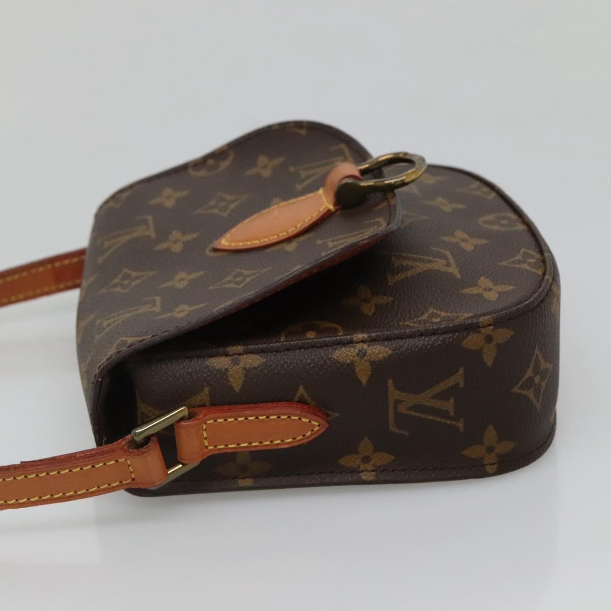 LOUIS VUITTON Monogram Saint Cloud PM Shoulder Bag M51244 LV Auth BA5231