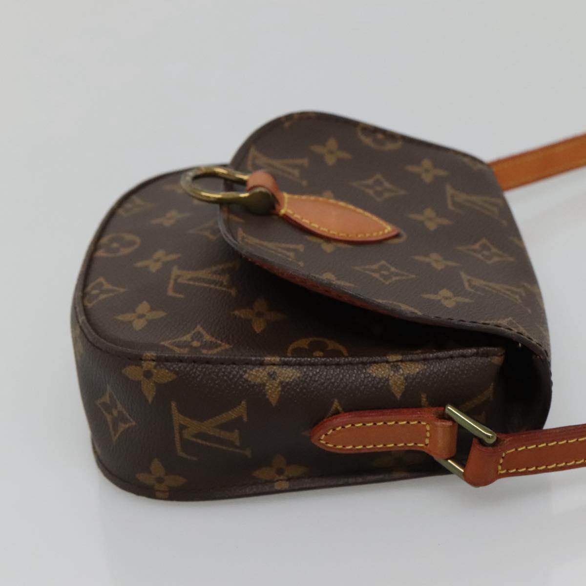 LOUIS VUITTON Monogram Saint Cloud PM Shoulder Bag M51244 LV Auth BA5231