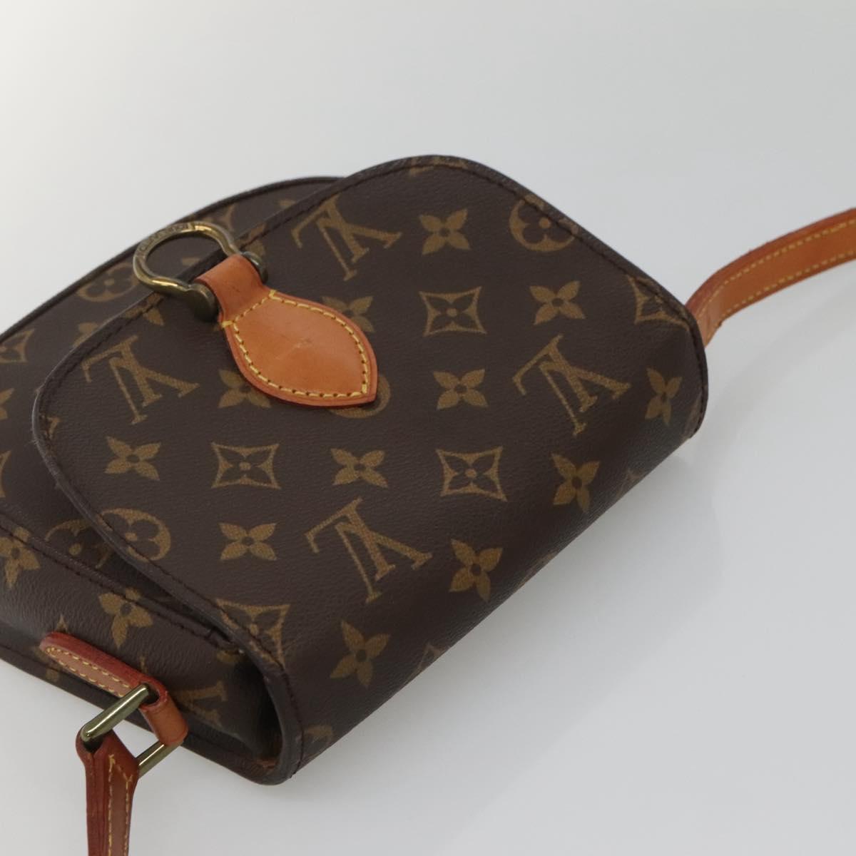 LOUIS VUITTON Monogram Saint Cloud PM Shoulder Bag M51244 LV Auth BA5231