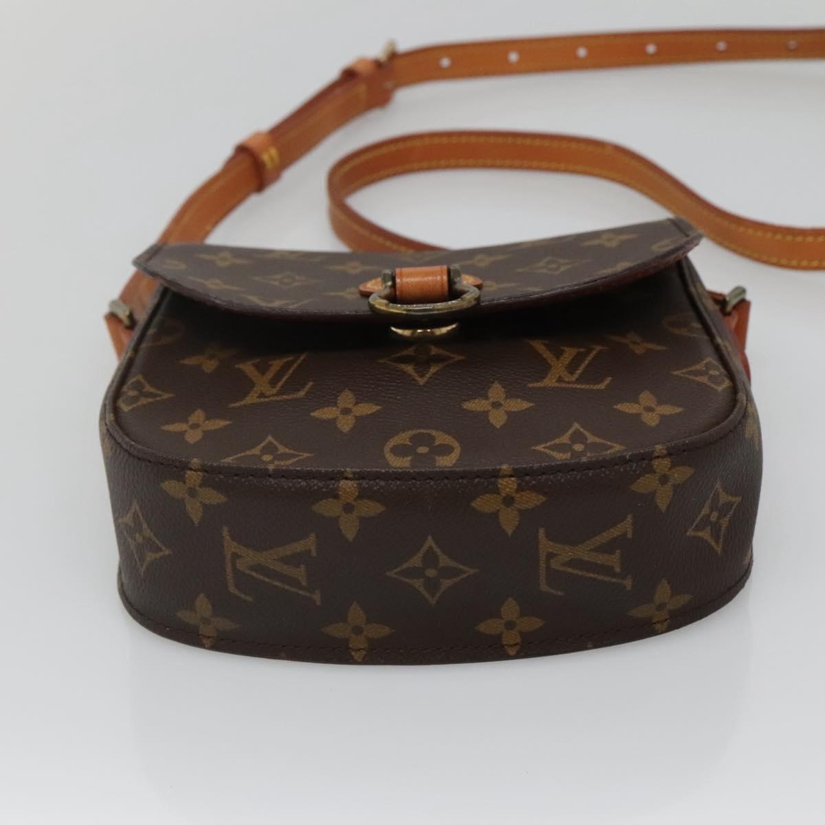 LOUIS VUITTON Monogram Saint Cloud PM Shoulder Bag M51244 LV Auth BA5231