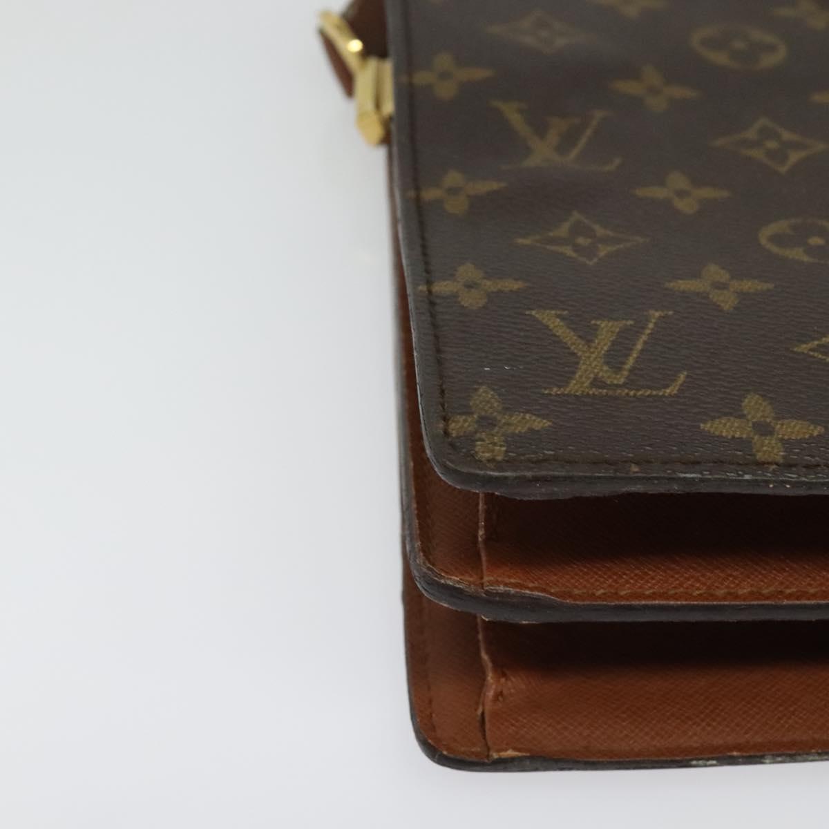 LOUIS VUITTON Monogram Kurcell Shoulder Bag M51375 LV Auth BA5233