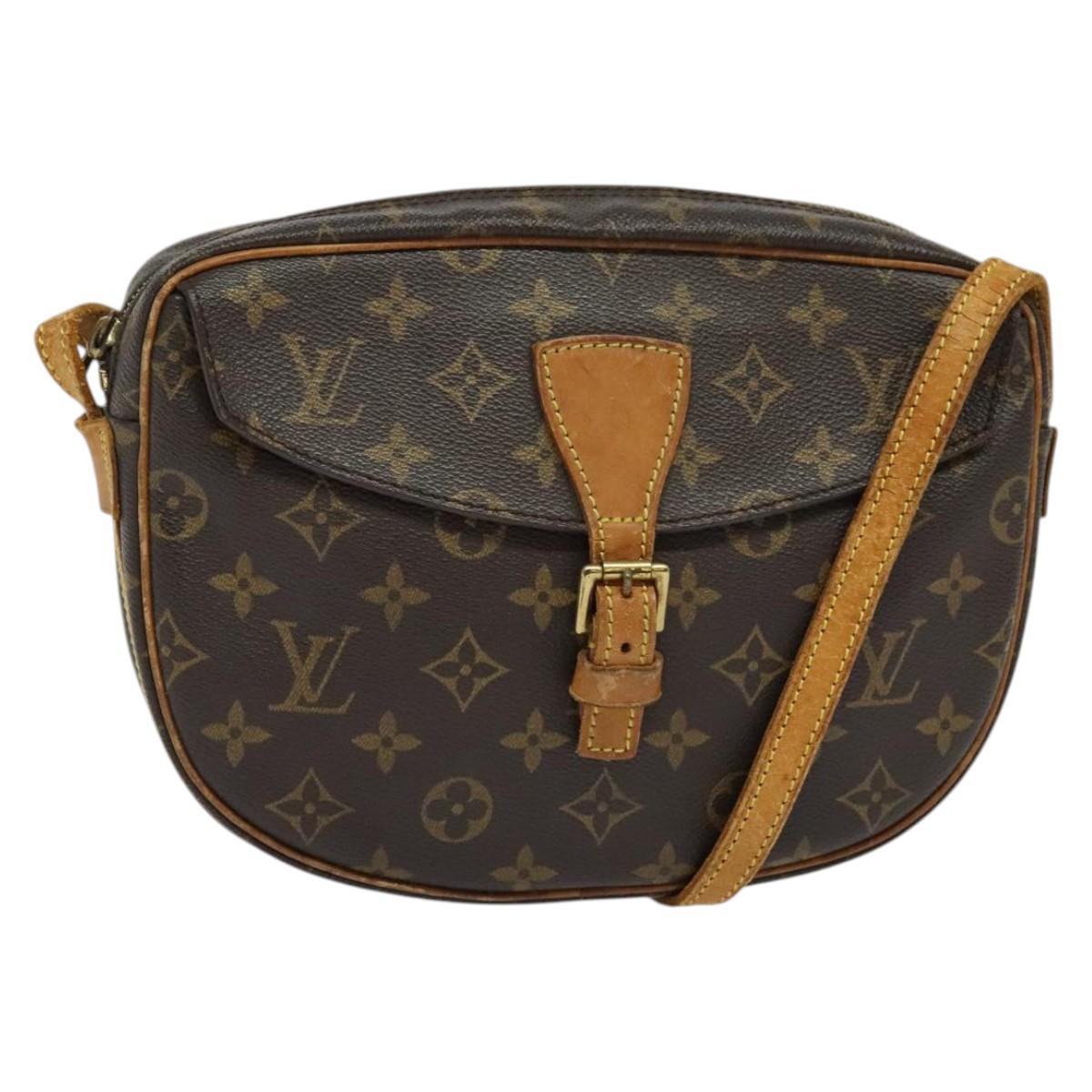 LOUIS VUITTON Monogram Jeune Fille MM Shoulder Bag M51226 LV Auth BA5235