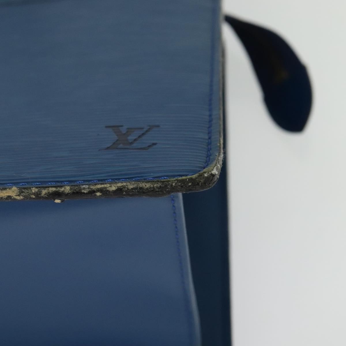 LOUIS VUITTON Epi Riviera Hand Bag Blue M48185 LV Auth BA5237