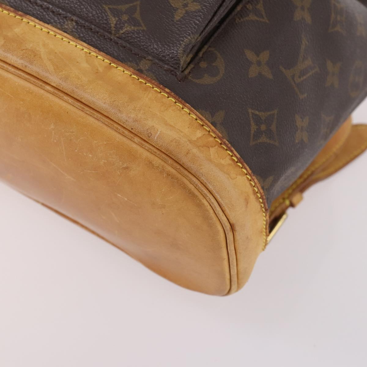 LOUIS VUITTON Monogram Montsouris MM Backpack M51136 LV Auth BA5245