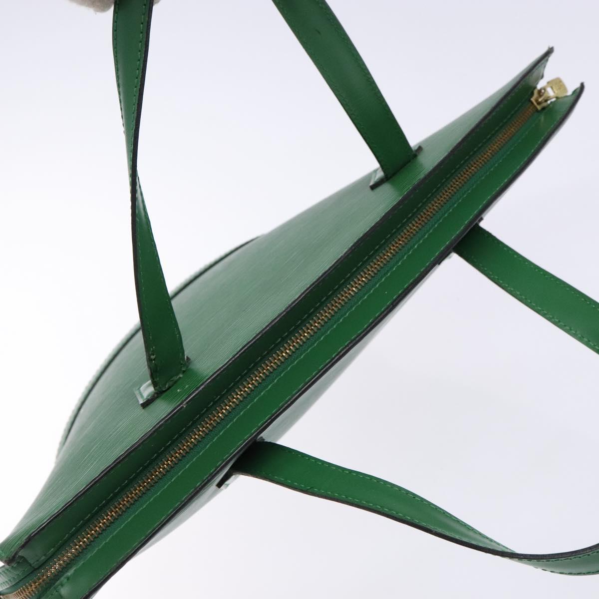 LOUIS VUITTON Epi Saint Jacques Hand Bag Green M52274 LV Auth BA5247