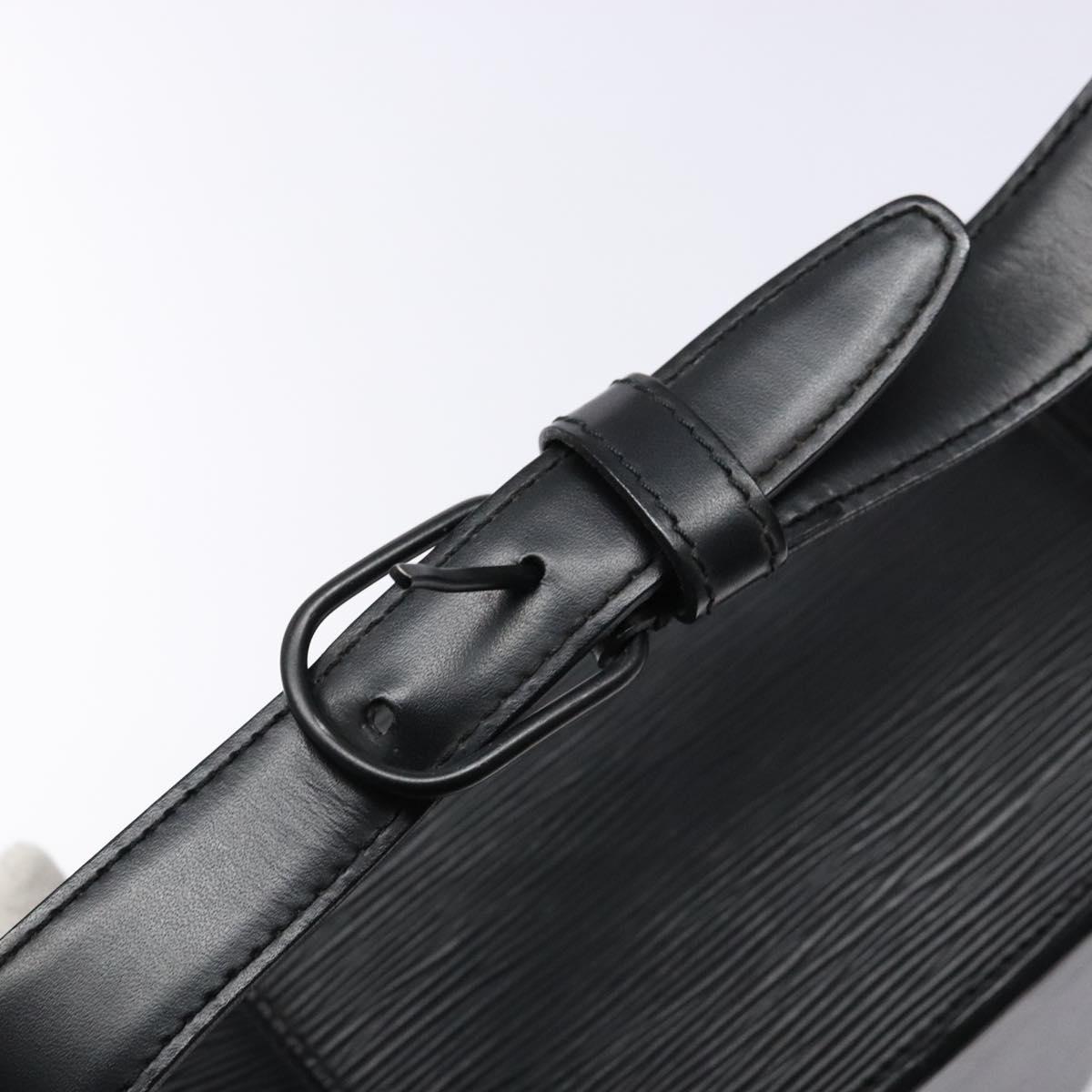 LOUIS VUITTON Epi Sac Seau Shoulder Bag Black M80161 LV Auth BA5249