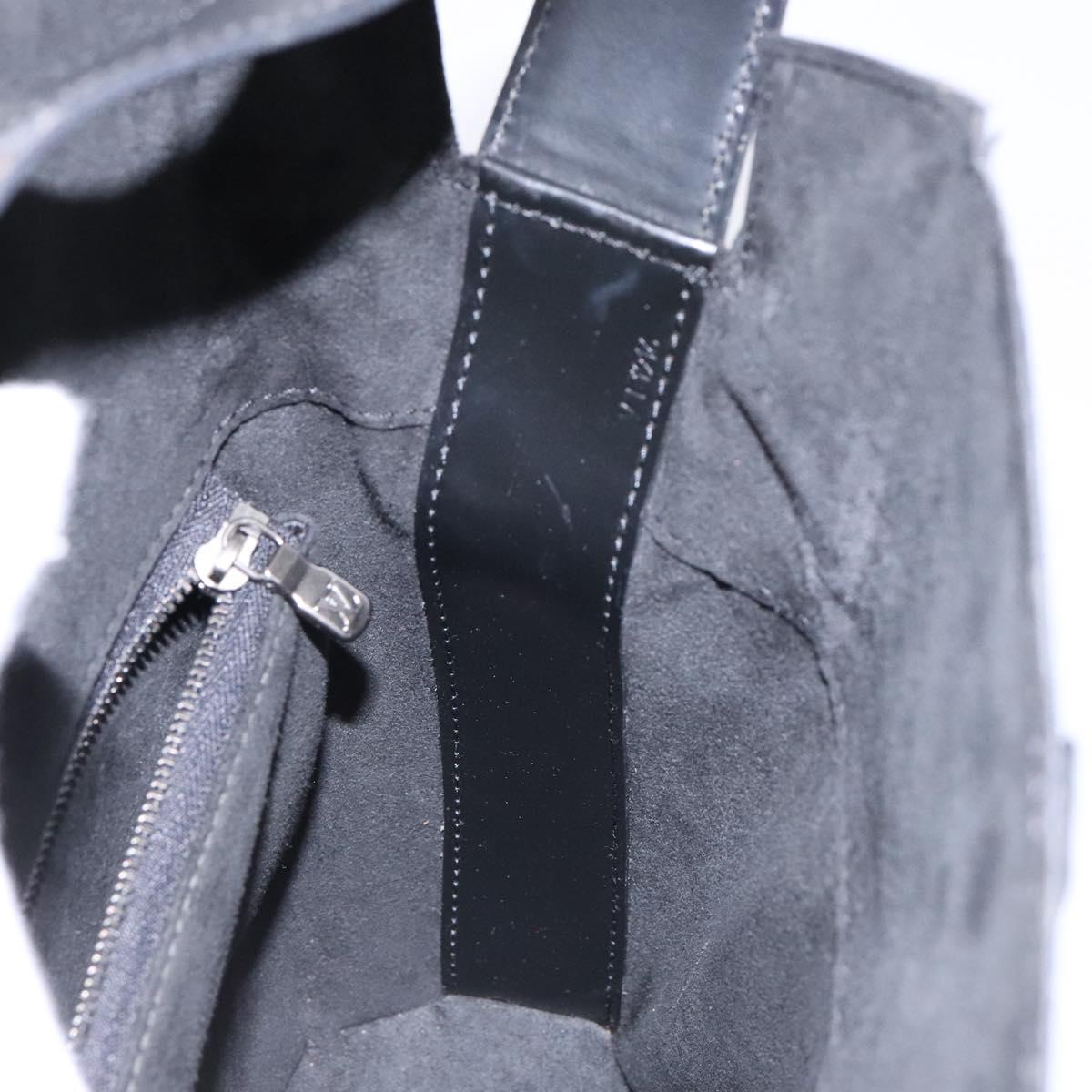 LOUIS VUITTON Epi Sac Seau Shoulder Bag Black M80161 LV Auth BA5249