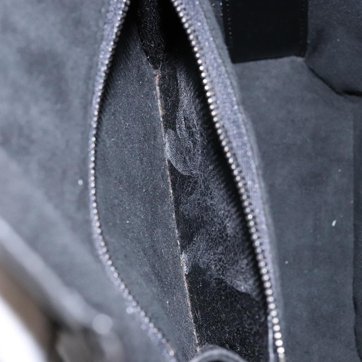 LOUIS VUITTON Epi Sac Seau Shoulder Bag Black M80161 LV Auth BA5249