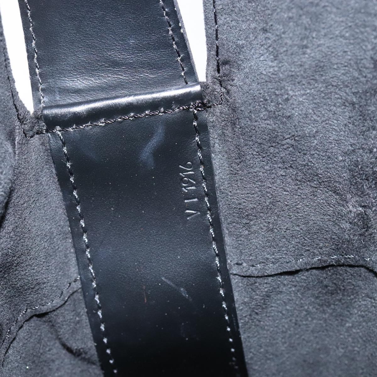 LOUIS VUITTON Epi Sac Seau Shoulder Bag Black M80161 LV Auth BA5249