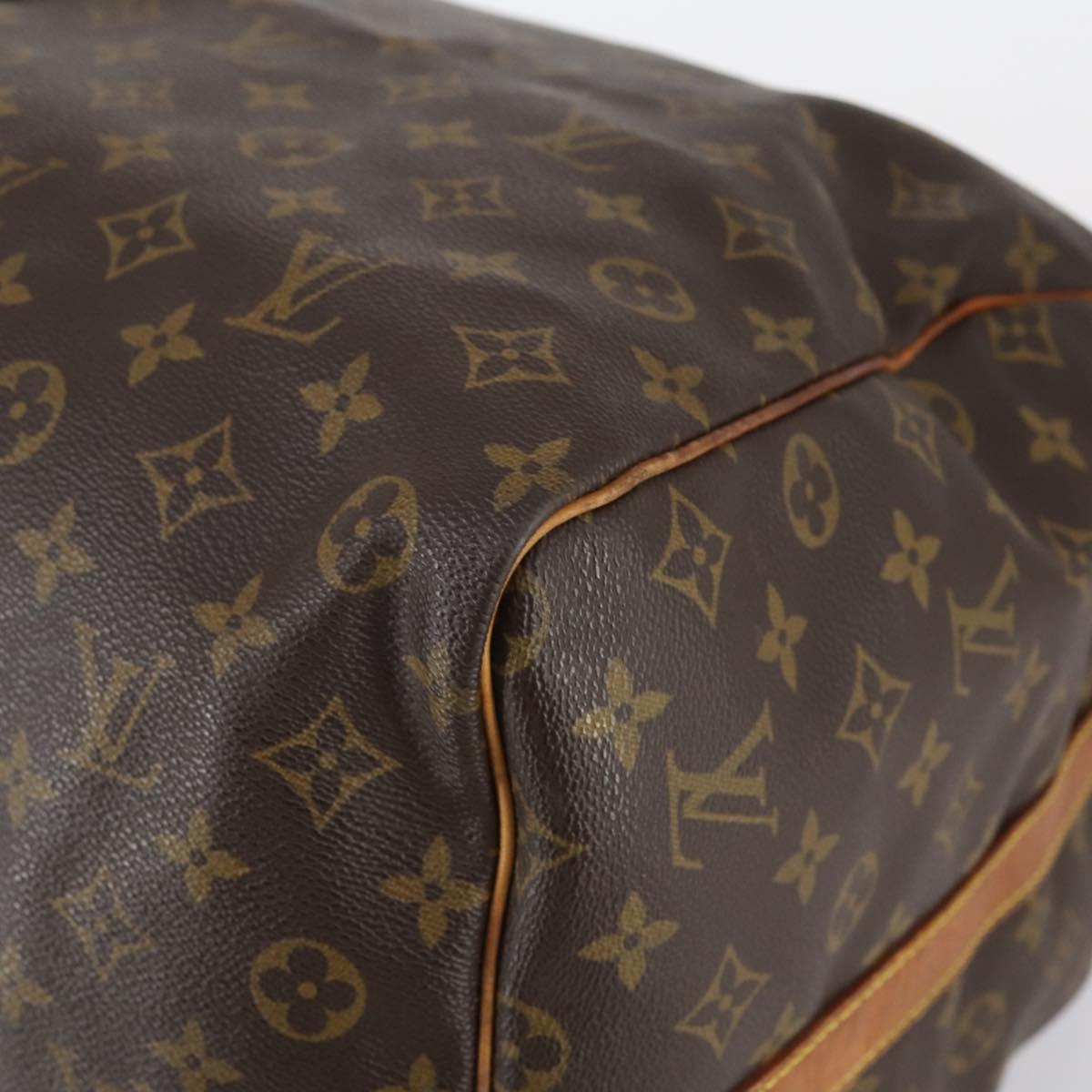 LOUIS VUITTON Monogram Keepall Bandouliere 60 Boston Bag M41412 LV Auth BA5254