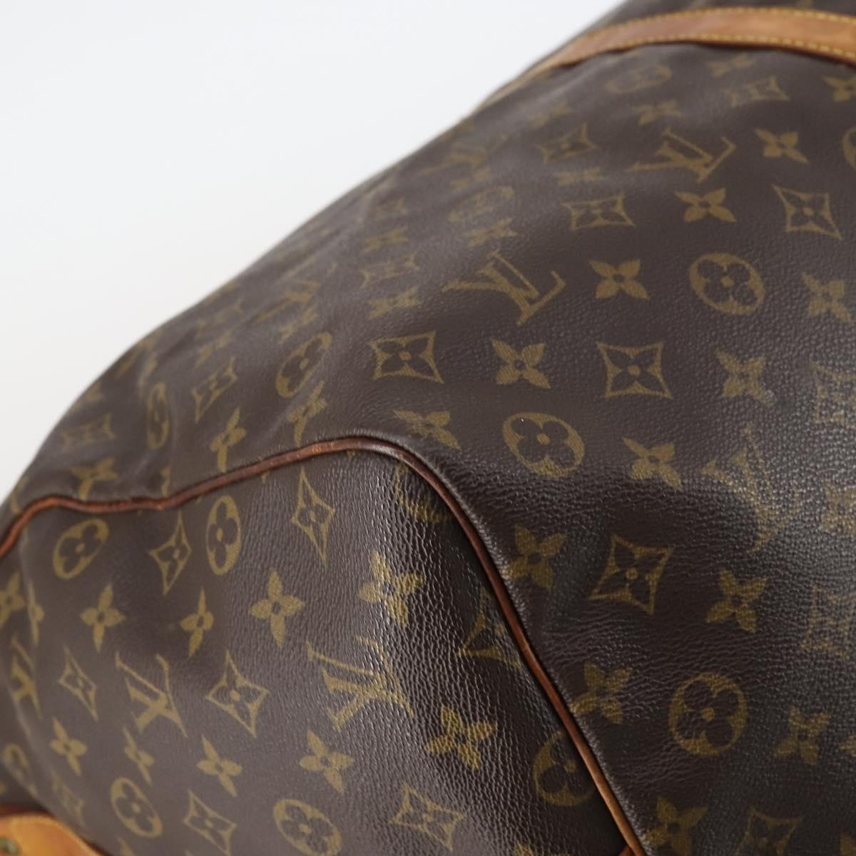 LOUIS VUITTON Monogram Keepall Bandouliere 60 Boston Bag M41412 LV Auth BA5254