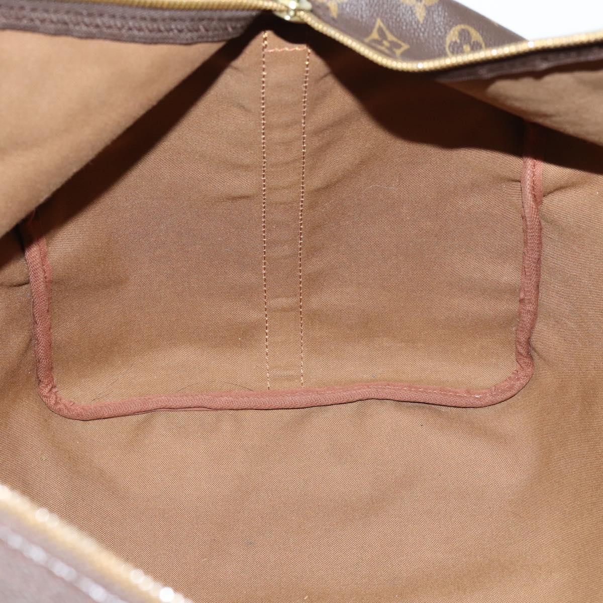 LOUIS VUITTON Monogram Keepall Bandouliere 60 Boston Bag M41412 LV Auth BA5254