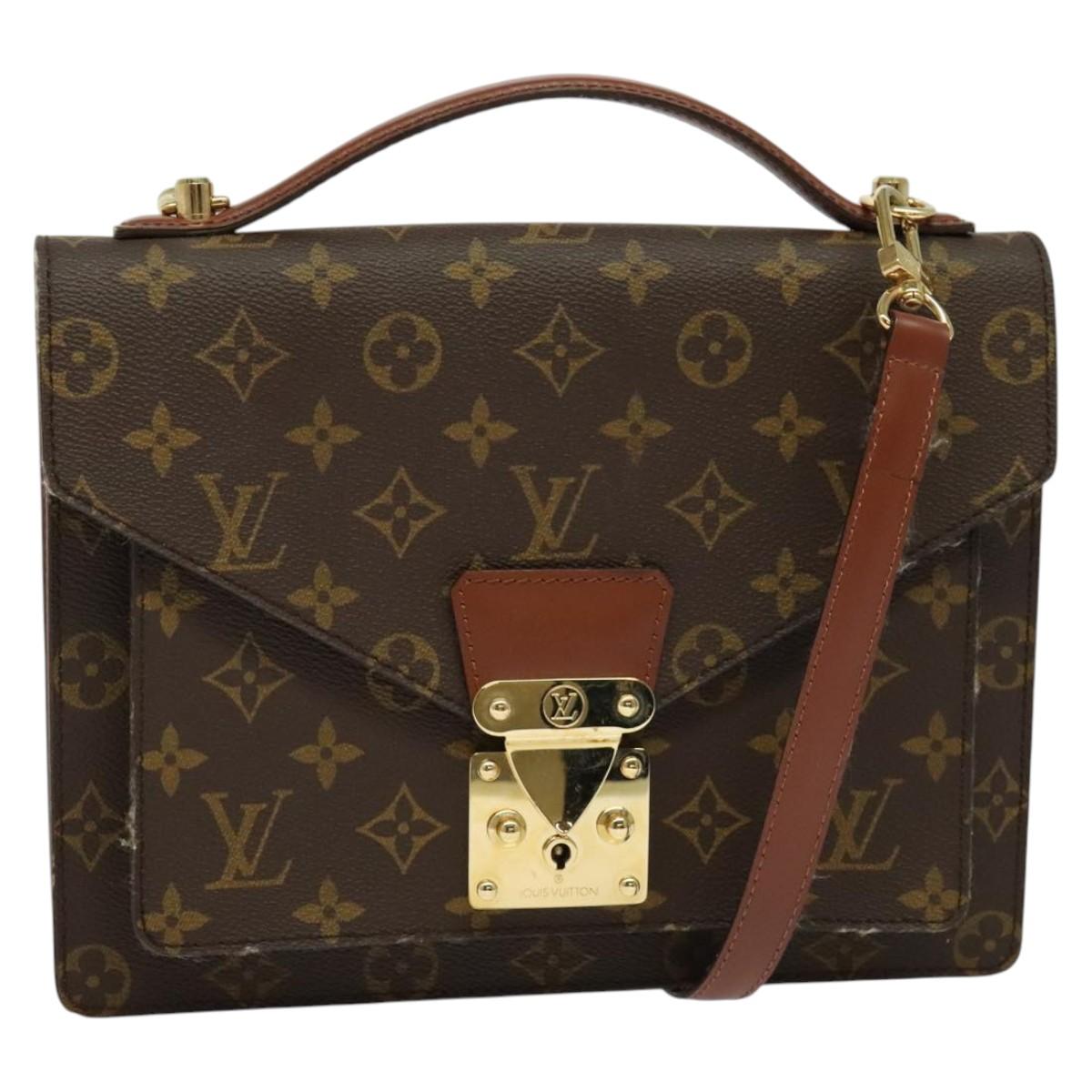 LOUIS VUITTON Monogram Monceau 26 Shoulder Bag M51187 LV Auth BA5273