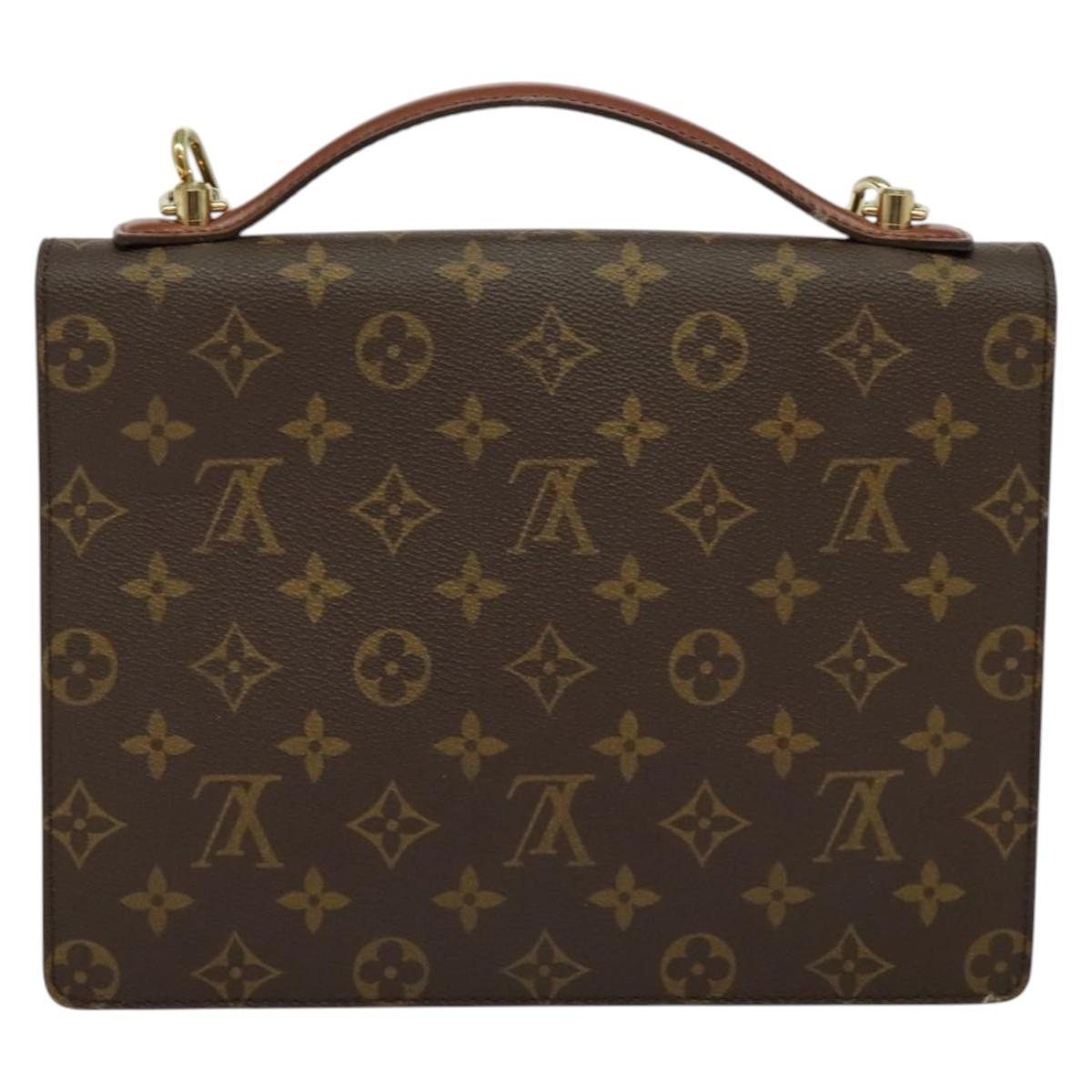 LOUIS VUITTON Monogram Monceau 26 Shoulder Bag M51187 LV Auth BA5273