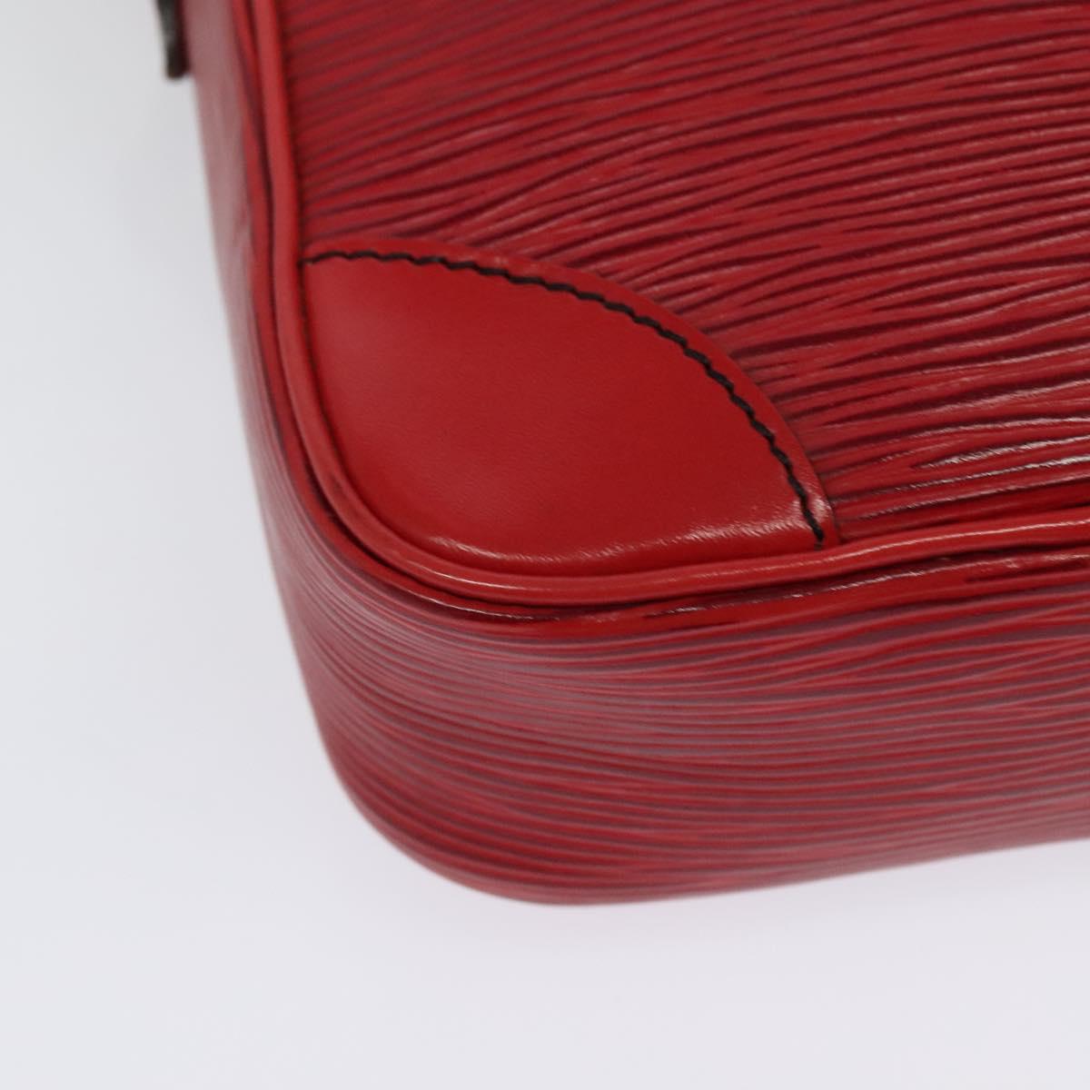 LOUIS VUITTON Epi Danube Shoulder Bag Red M45637 LV Auth BA5275