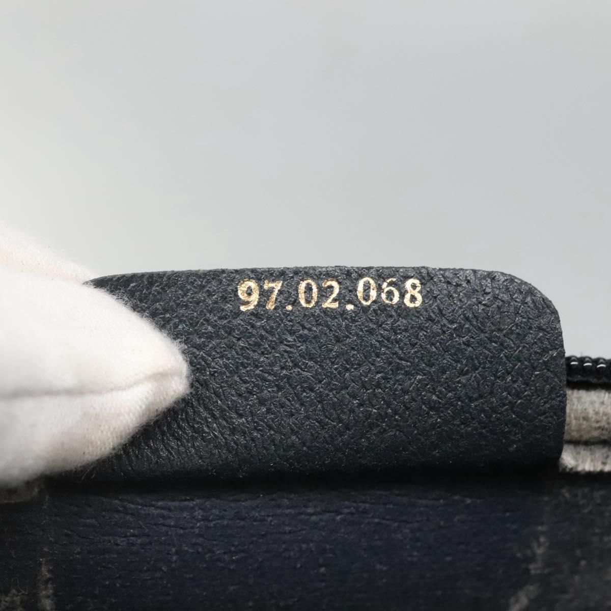 GUCCI GG Supreme Shoulder Bag PVC Navy Gold 97 02 068 Auth BA5298