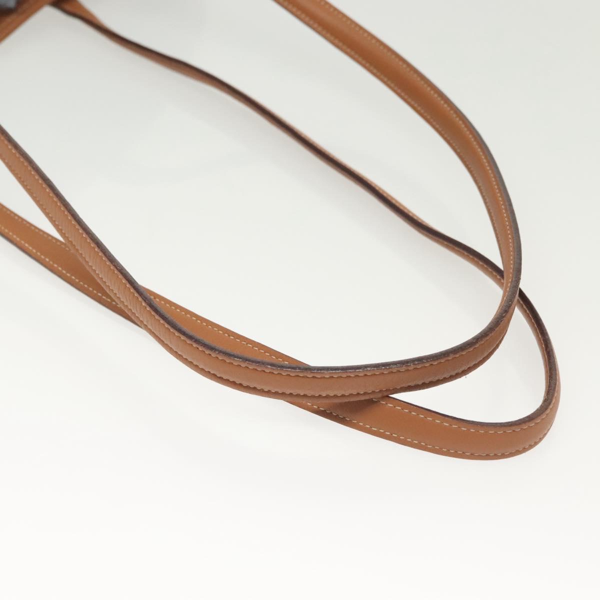 LOEWE Shoulder Bag Canvas Beige Auth BA5302