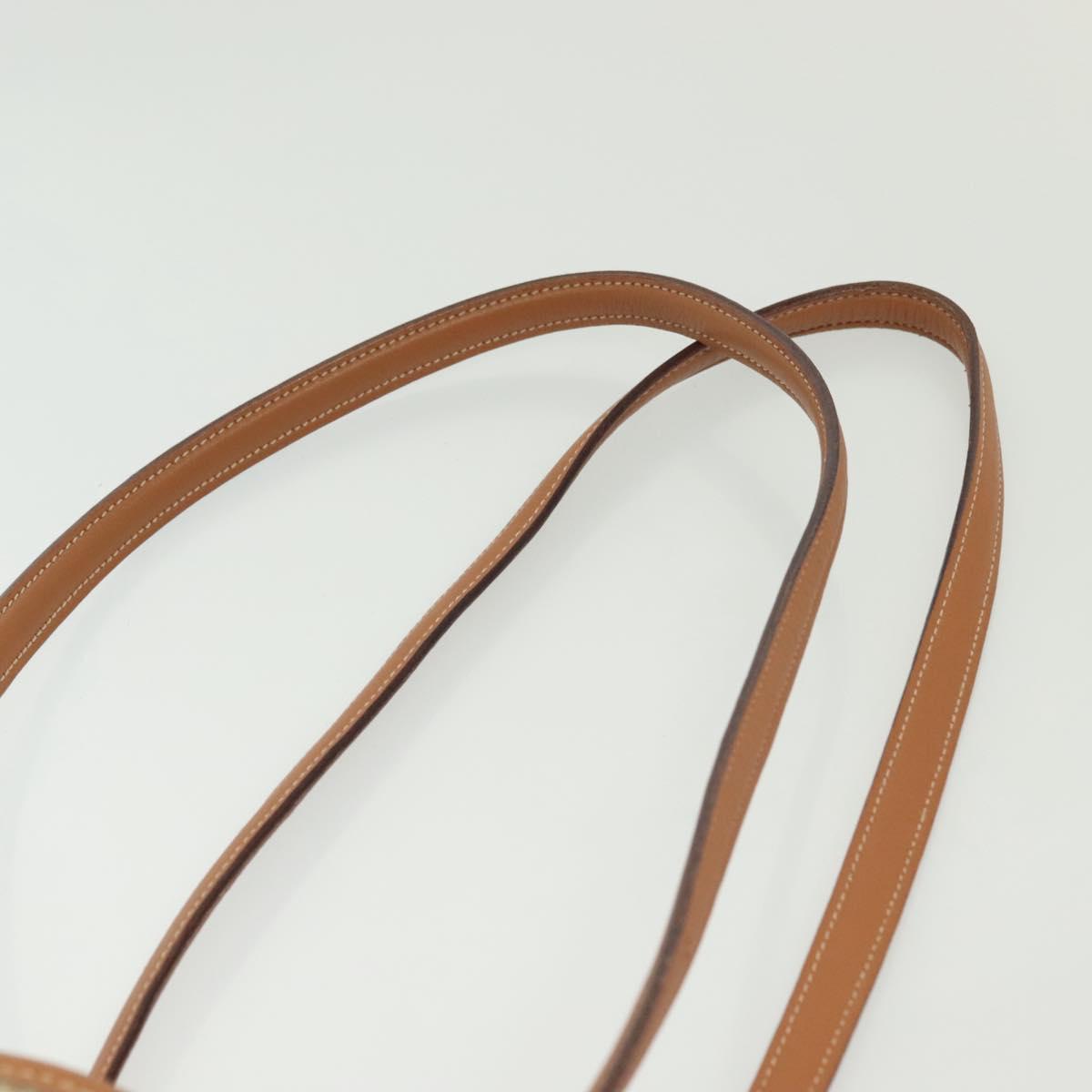 LOEWE Shoulder Bag Canvas Beige Auth BA5302