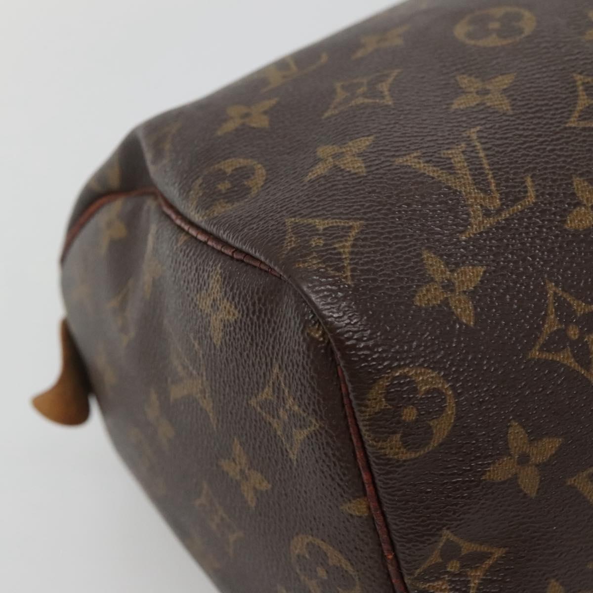 LOUIS VUITTON Monogram Speedy 25 Hand Bag M41528 LV Auth BA5320