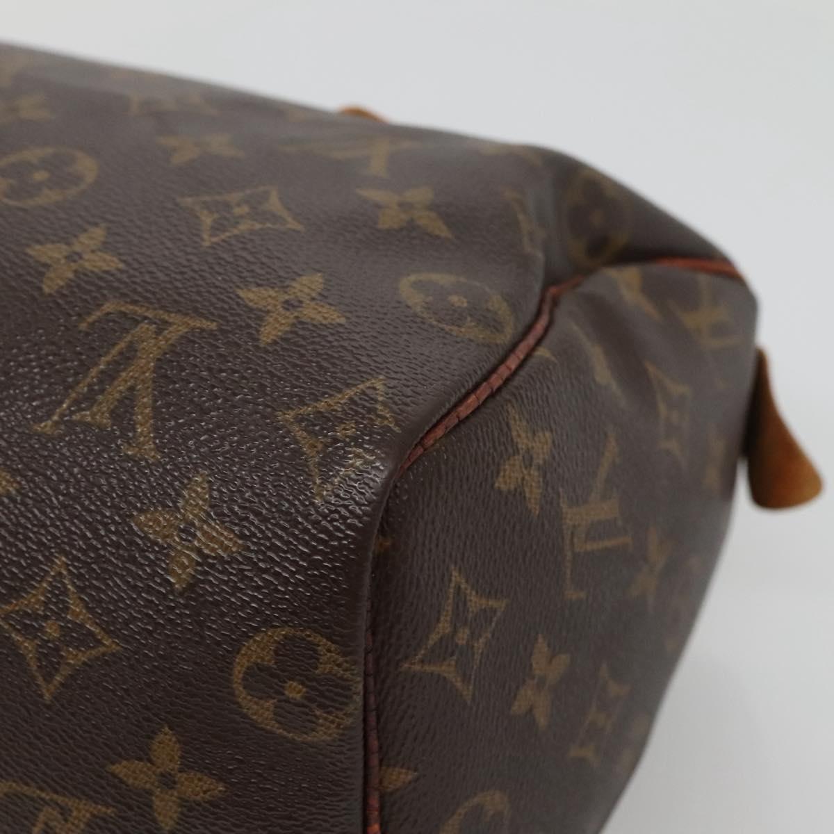 LOUIS VUITTON Monogram Speedy 25 Hand Bag M41528 LV Auth BA5320