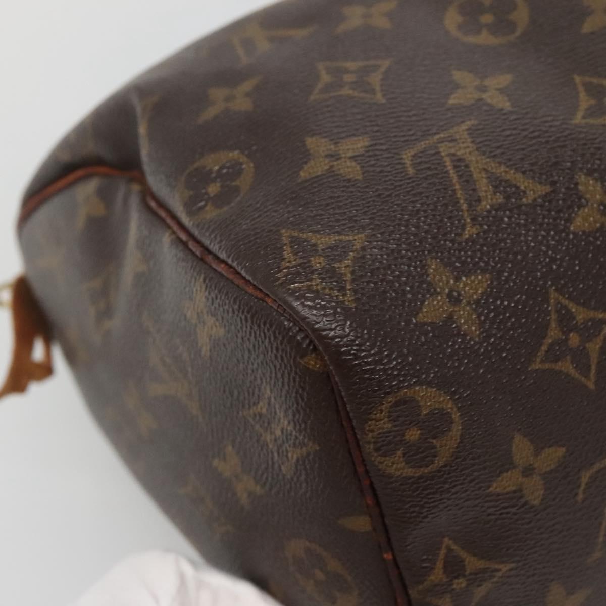 LOUIS VUITTON Monogram Speedy 25 Hand Bag M41528 LV Auth BA5320
