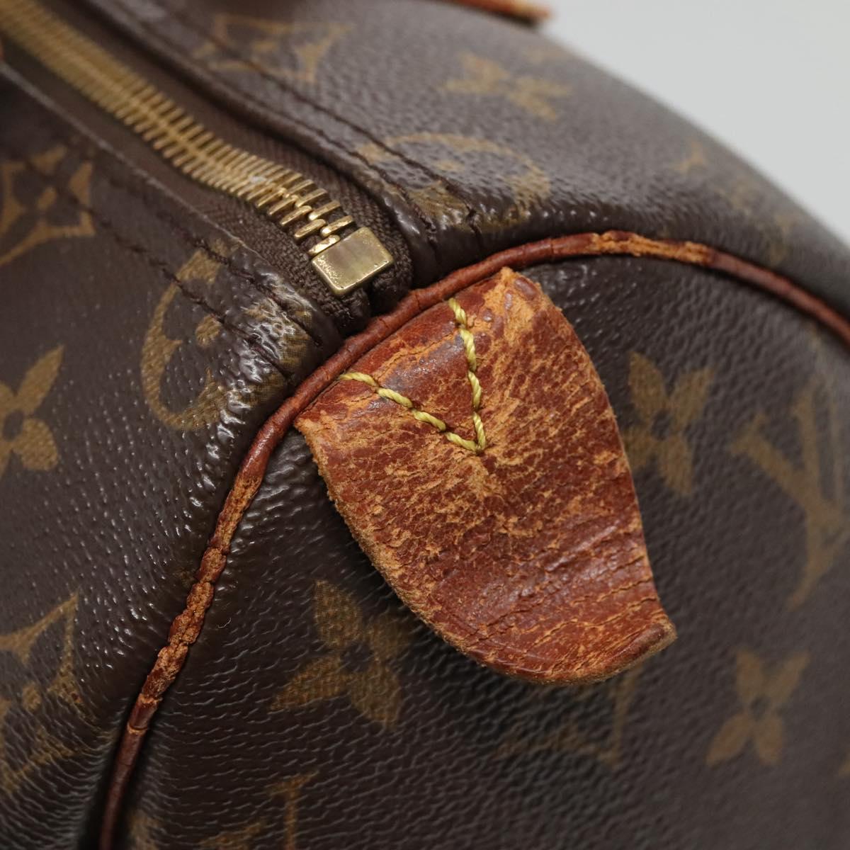 LOUIS VUITTON Monogram Speedy 25 Hand Bag M41528 LV Auth BA5320