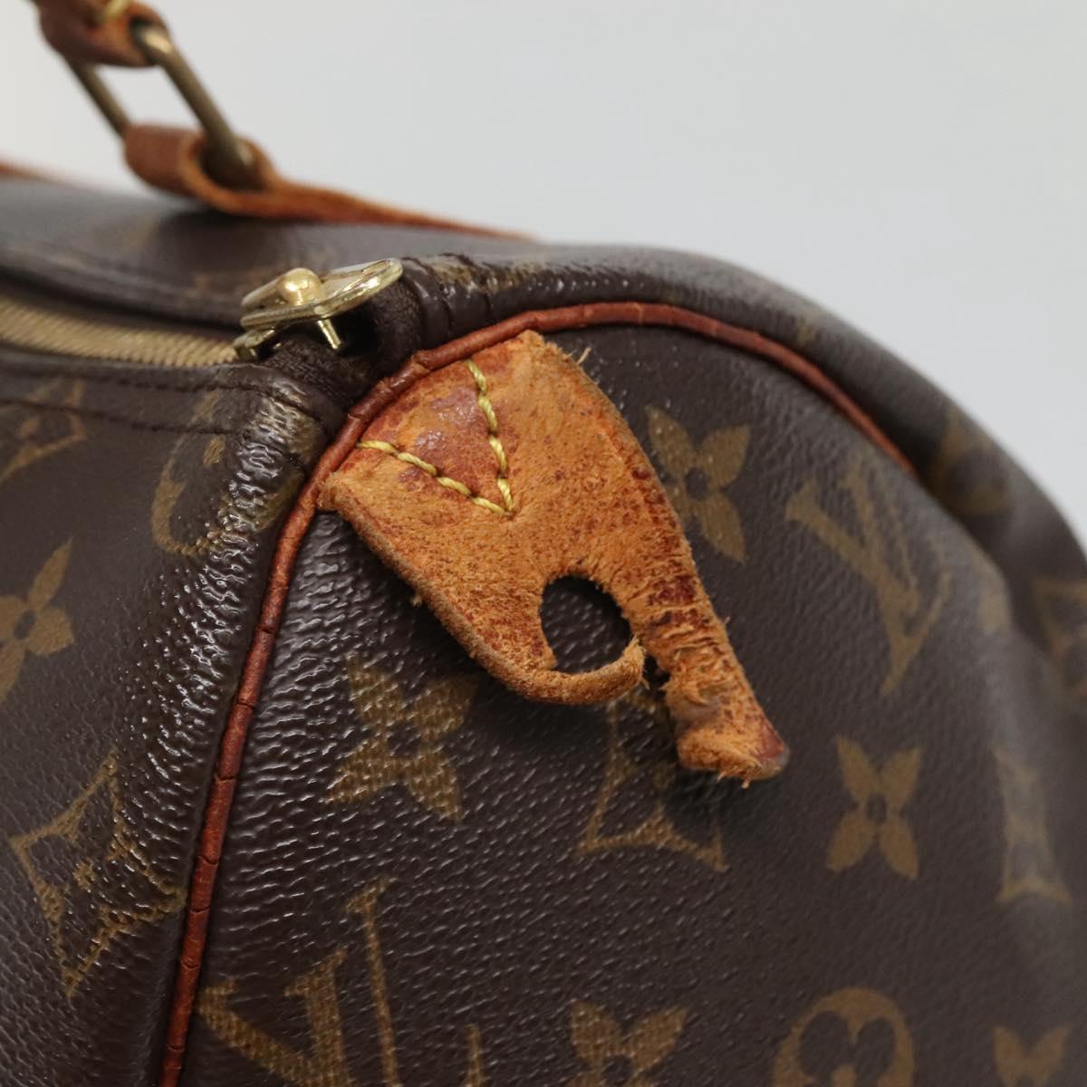 LOUIS VUITTON Monogram Speedy 25 Hand Bag M41528 LV Auth BA5320
