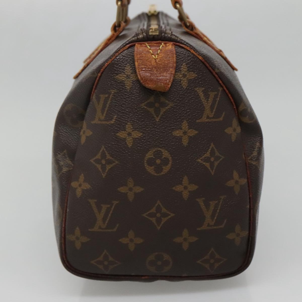 LOUIS VUITTON Monogram Speedy 25 Hand Bag M41528 LV Auth BA5320