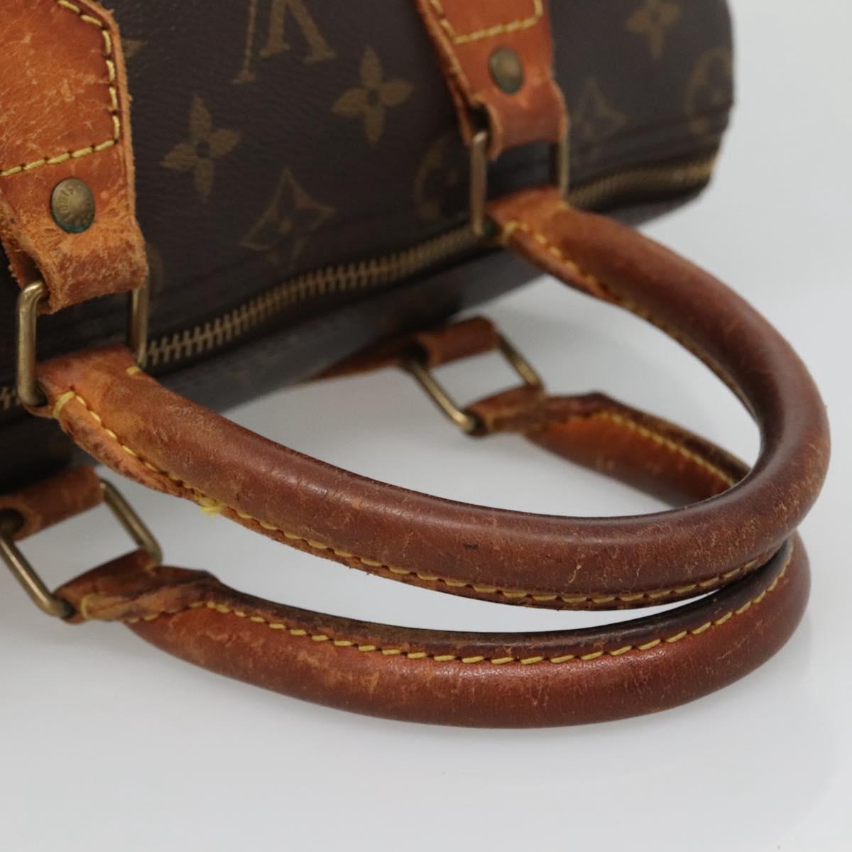 LOUIS VUITTON Monogram Speedy 25 Hand Bag M41528 LV Auth BA5320