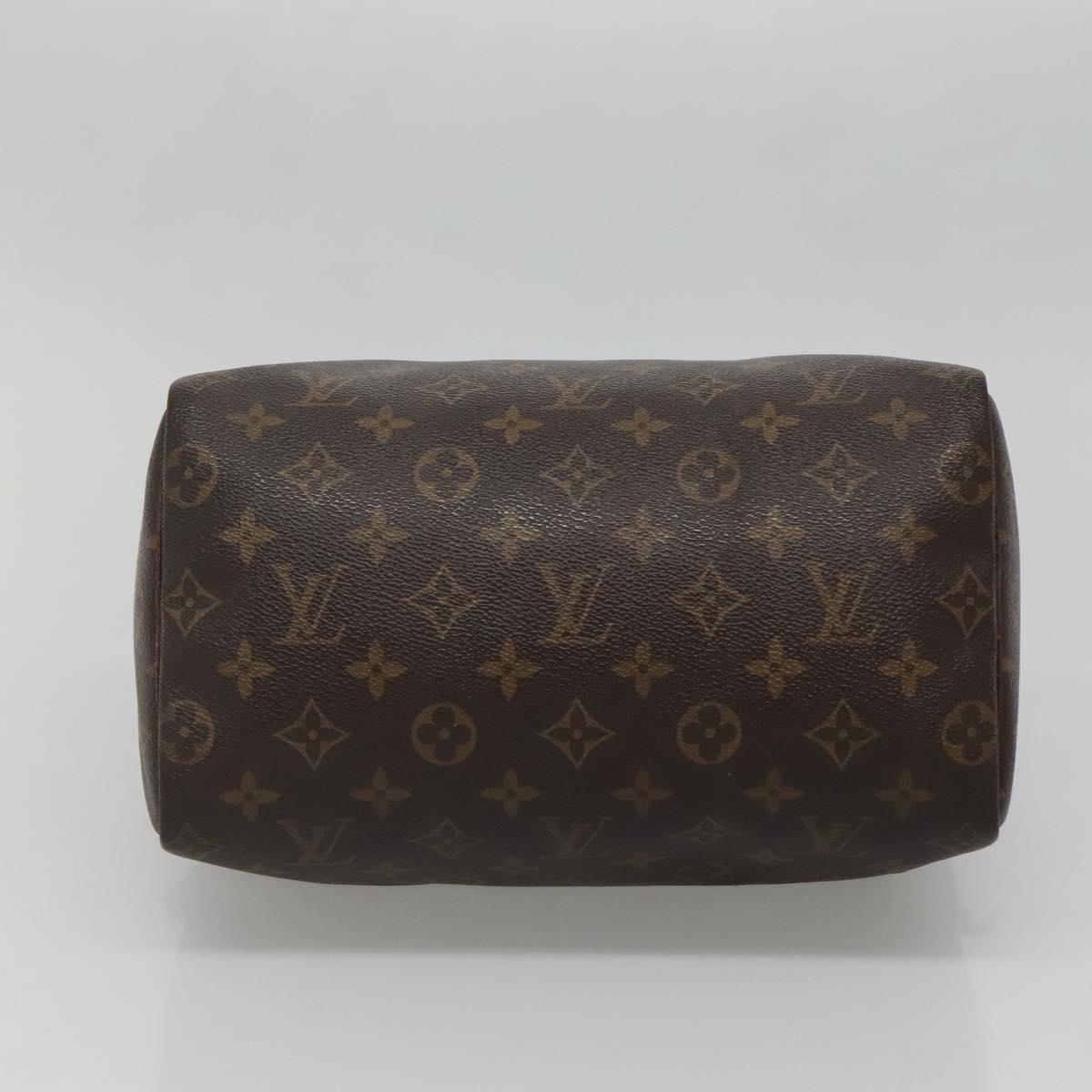 LOUIS VUITTON Monogram Speedy 25 Hand Bag M41528 LV Auth BA5320