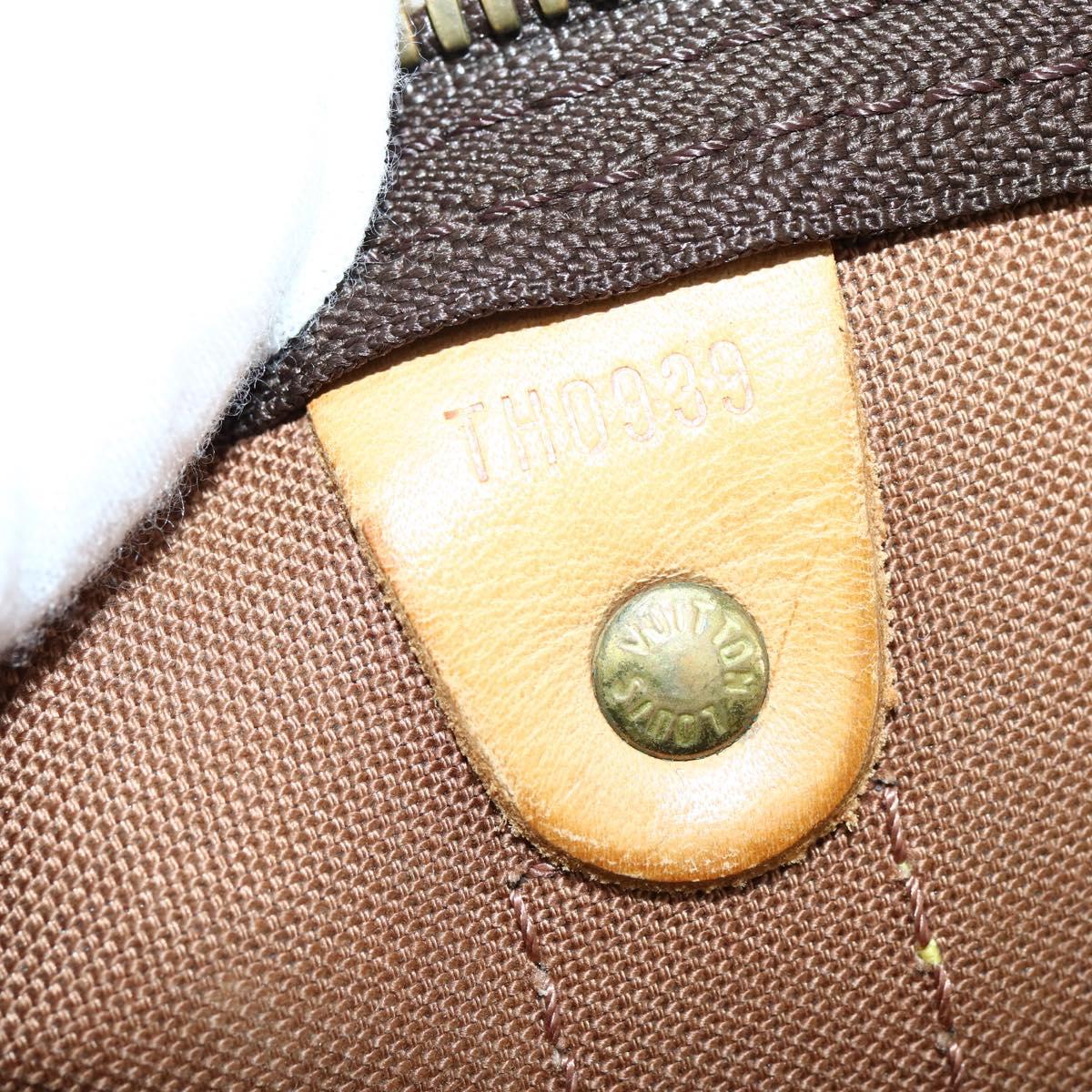 LOUIS VUITTON Monogram Keepall Bandouliere 60 Boston Bag M41412 LV Auth BA5322