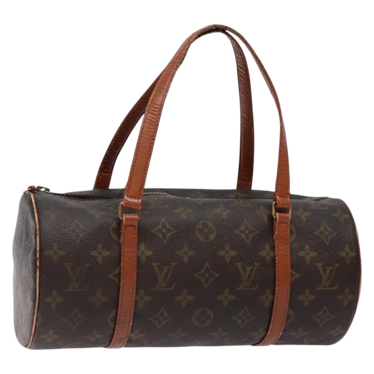LOUIS VUITTON Monogram Papillon 30 Hand Bag M51385 LV Auth BA5327