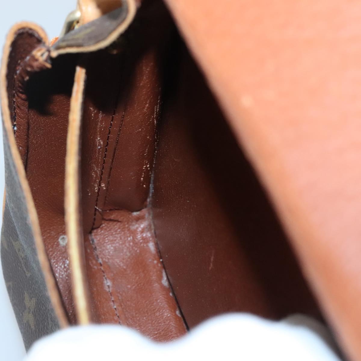 LOUIS VUITTON Monogram Cartouchiere MM Shoulder Bag Vintage M51253 Auth BA5328