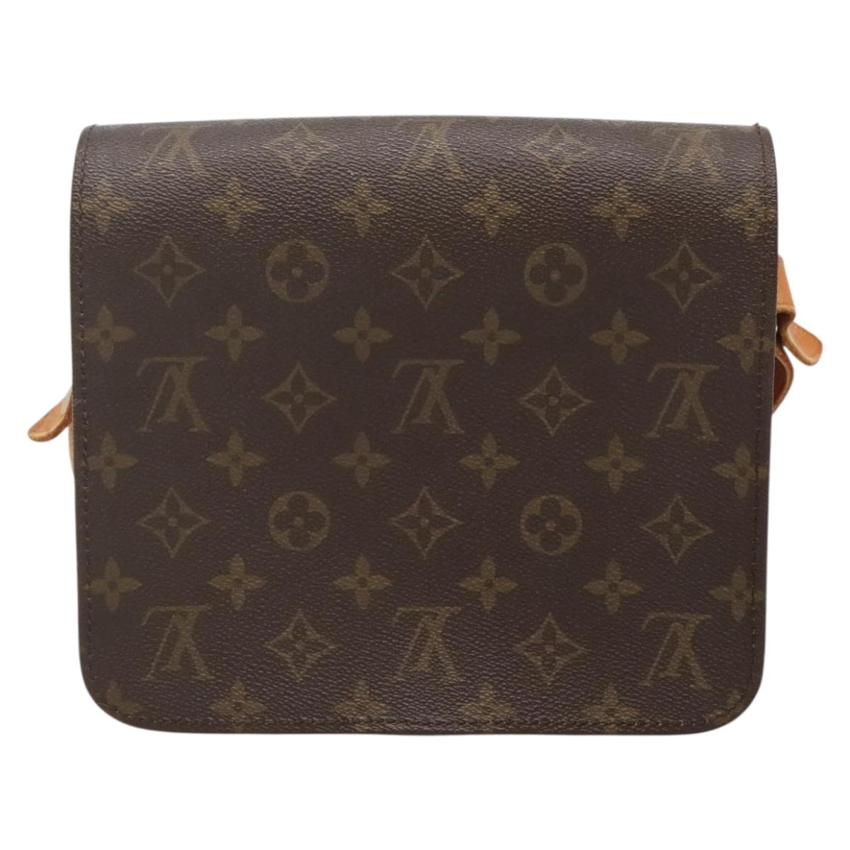 LOUIS VUITTON Monogram Cartouchiere MM Shoulder Bag Vintage M51253 Auth BA5328