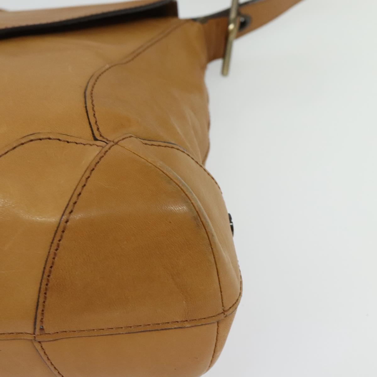 Chloe Shoulder Bag Leather Brown Auth BA5359