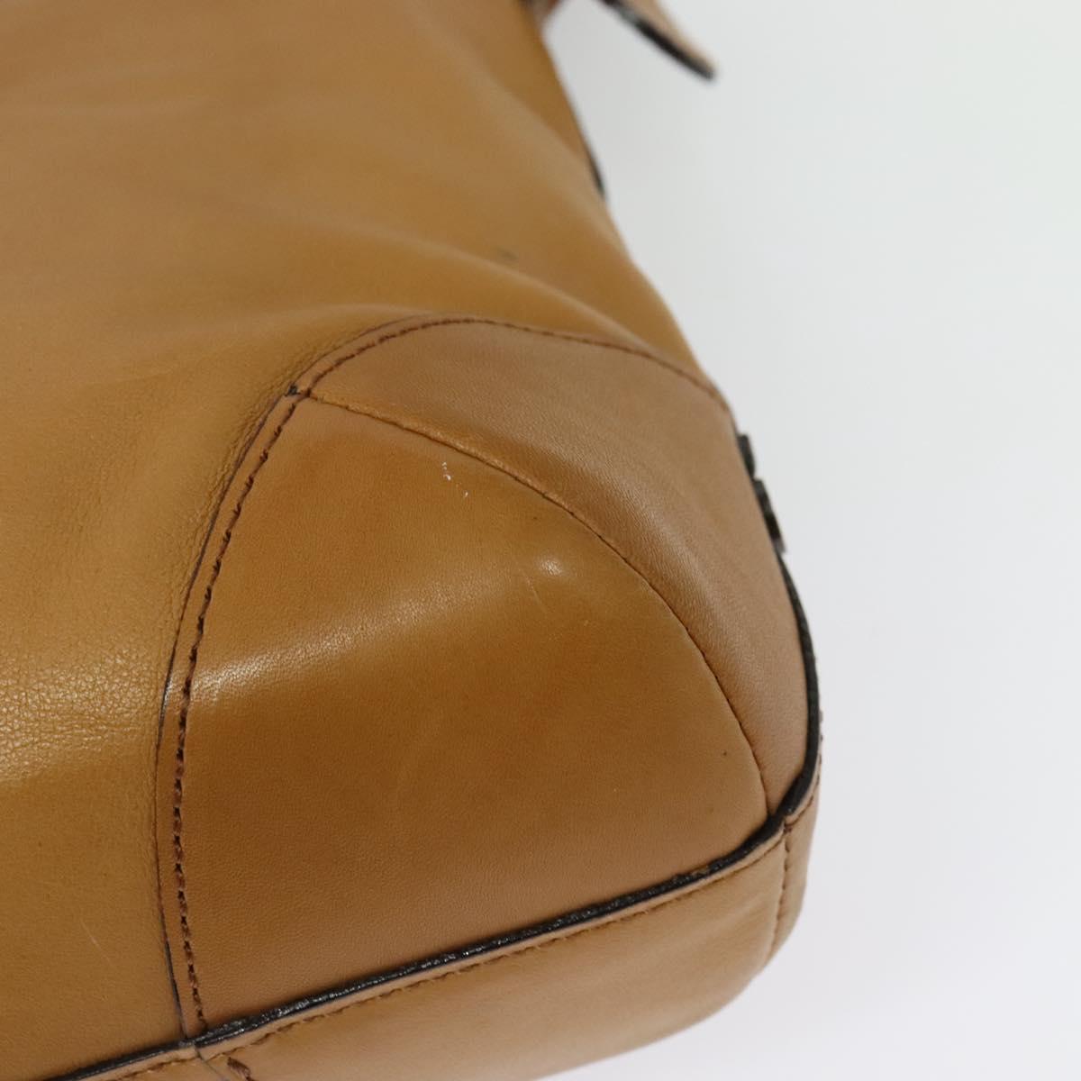 Chloe Shoulder Bag Leather Brown Auth BA5359