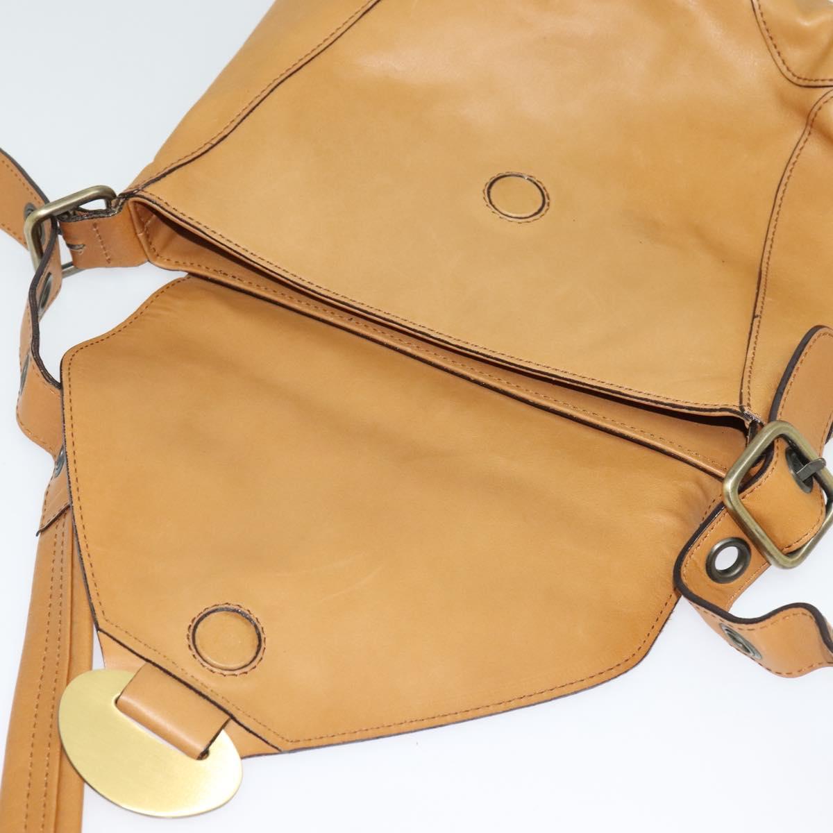 Chloe Shoulder Bag Leather Brown Auth BA5359