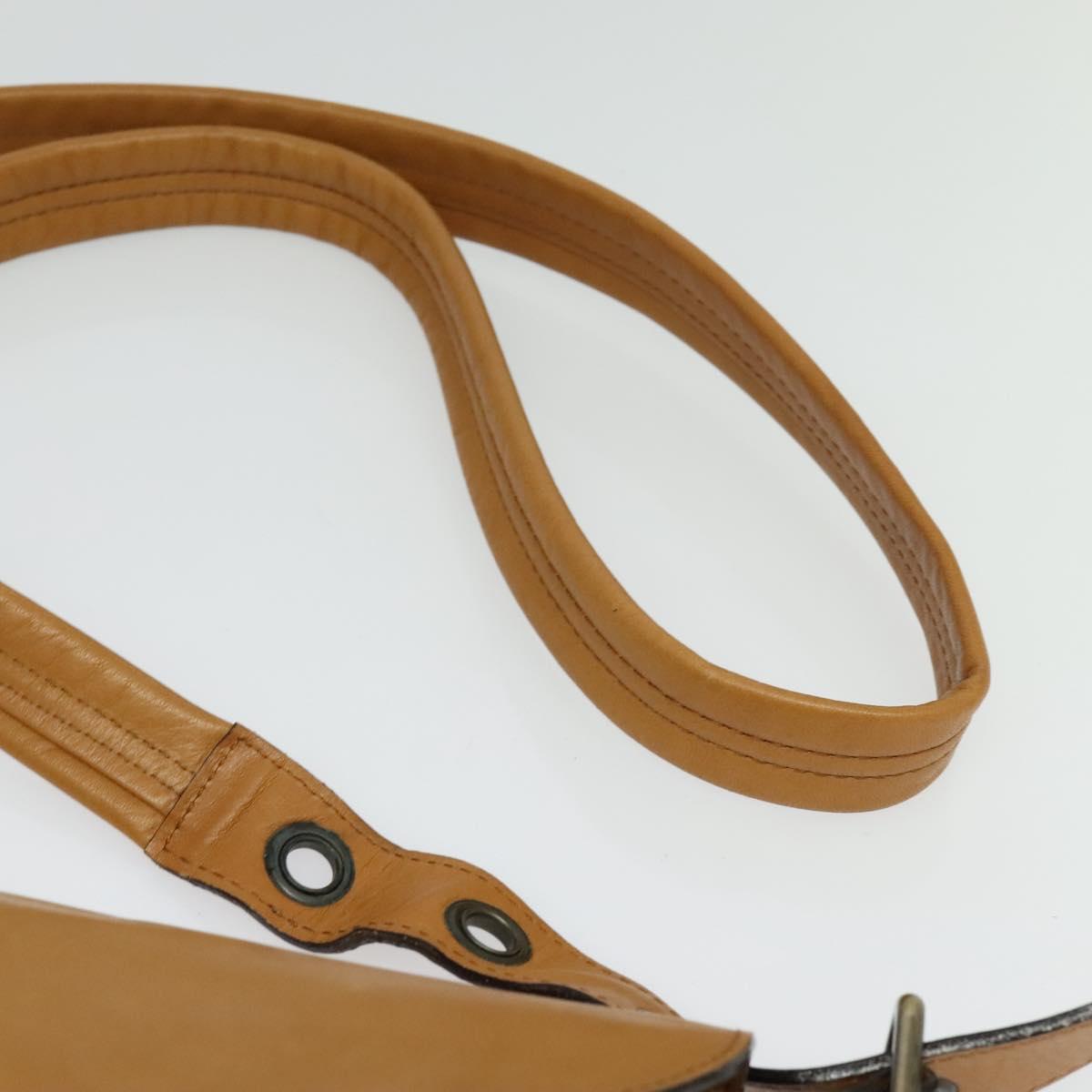 Chloe Shoulder Bag Leather Brown Auth BA5359