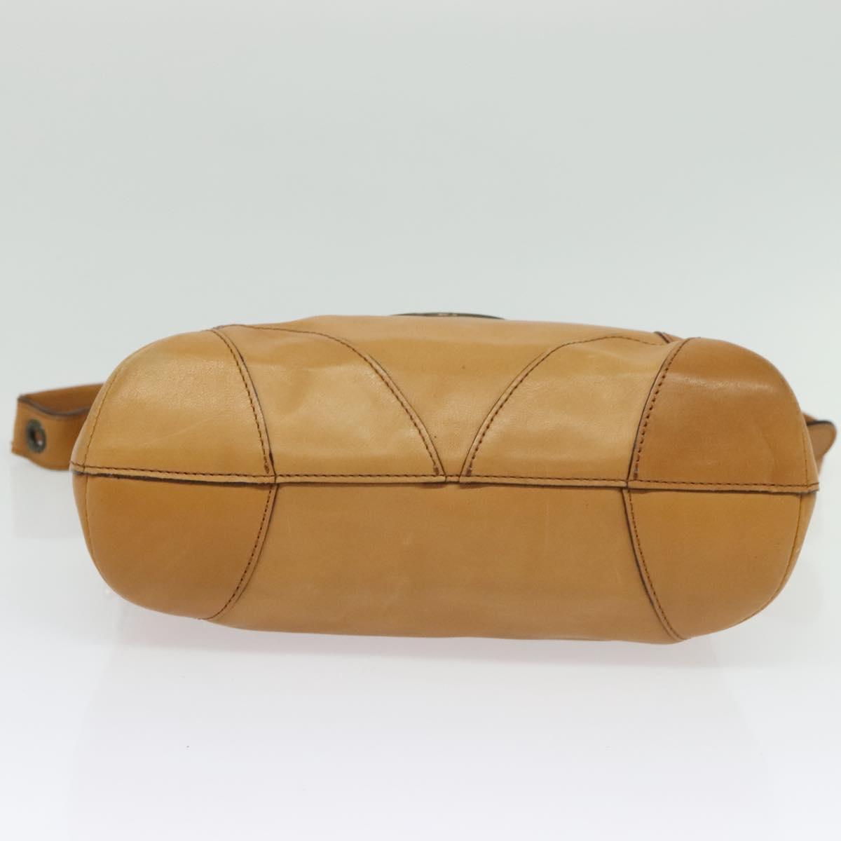 Chloe Shoulder Bag Leather Brown Auth BA5359