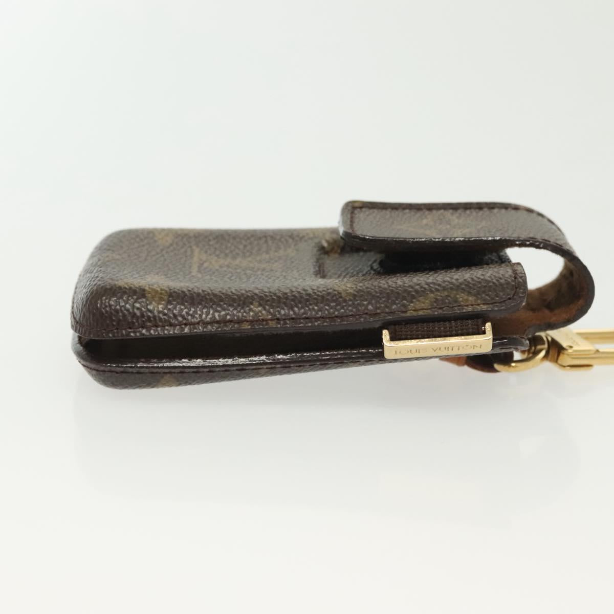 LOUIS VUITTON Monogram Etui Telephone International Cell M63064 LV Auth BA5365