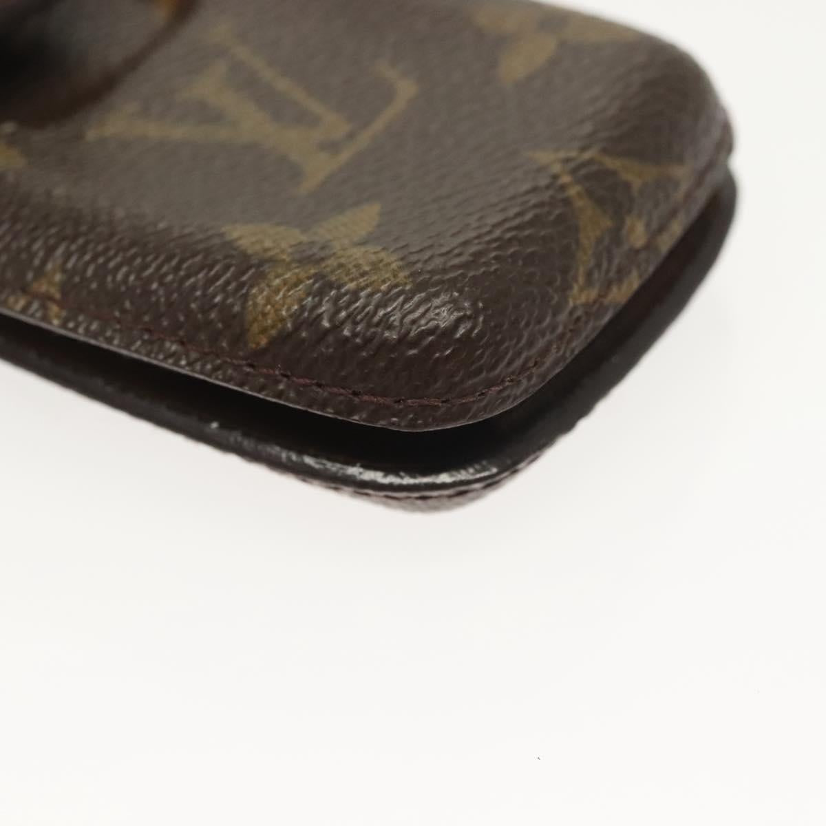 LOUIS VUITTON Monogram Etui Telephone International Cell M63064 LV Auth BA5365