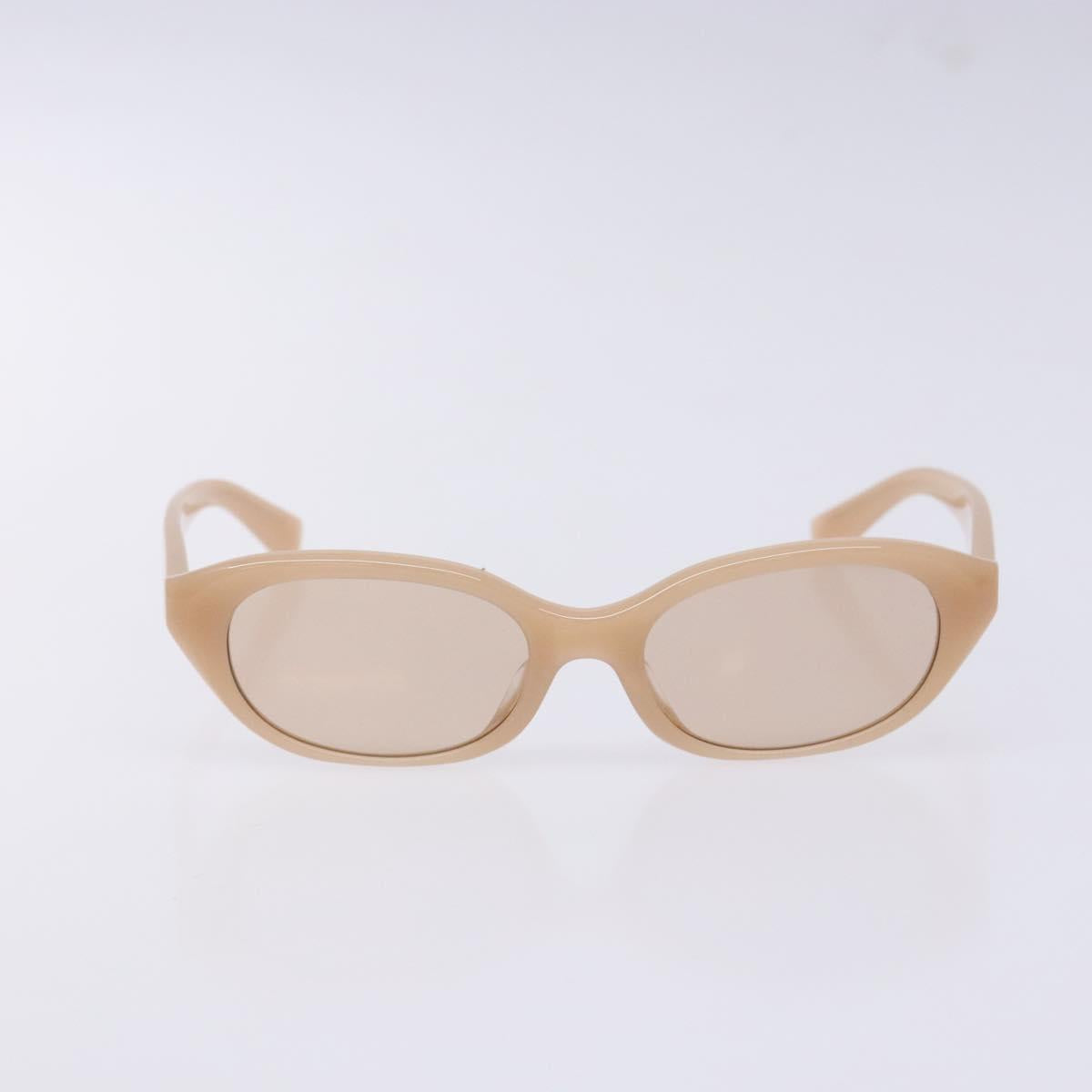 BURBERRY Sunglasses Plastic Beige Auth BA5368M