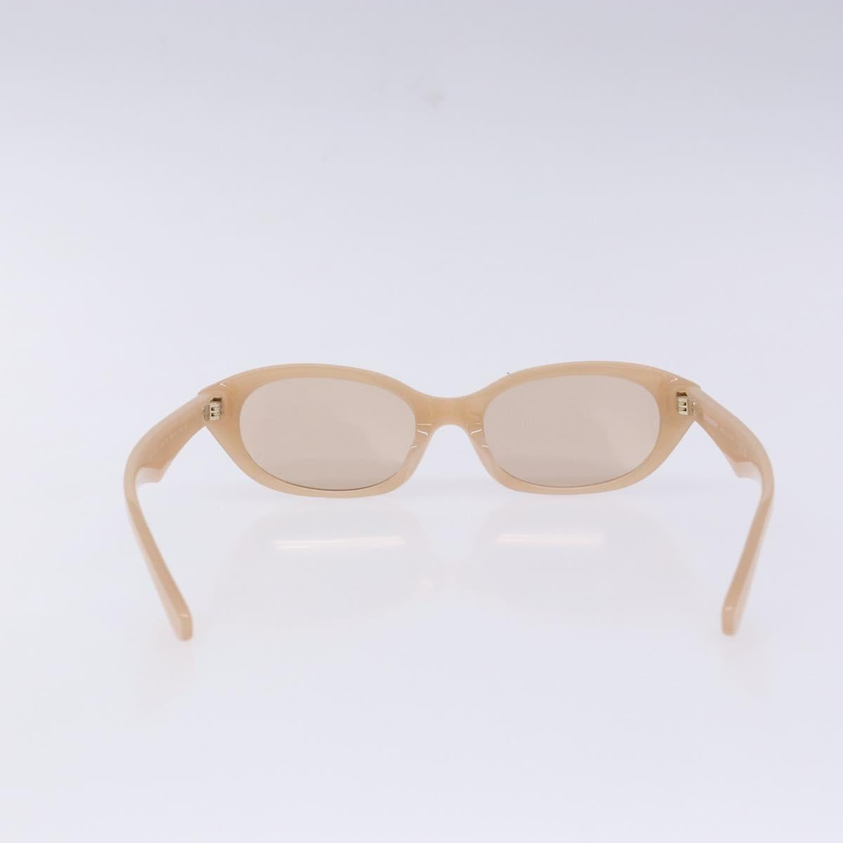 BURBERRY Sunglasses Plastic Beige Auth BA5368M