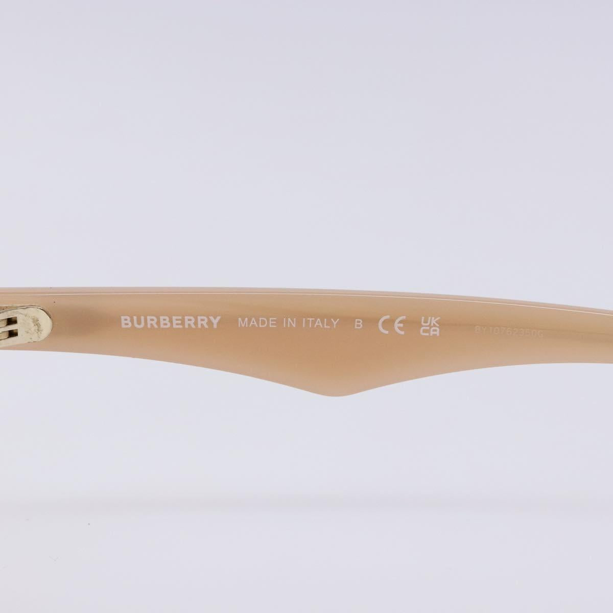 BURBERRY Sunglasses Plastic Beige Auth BA5368M
