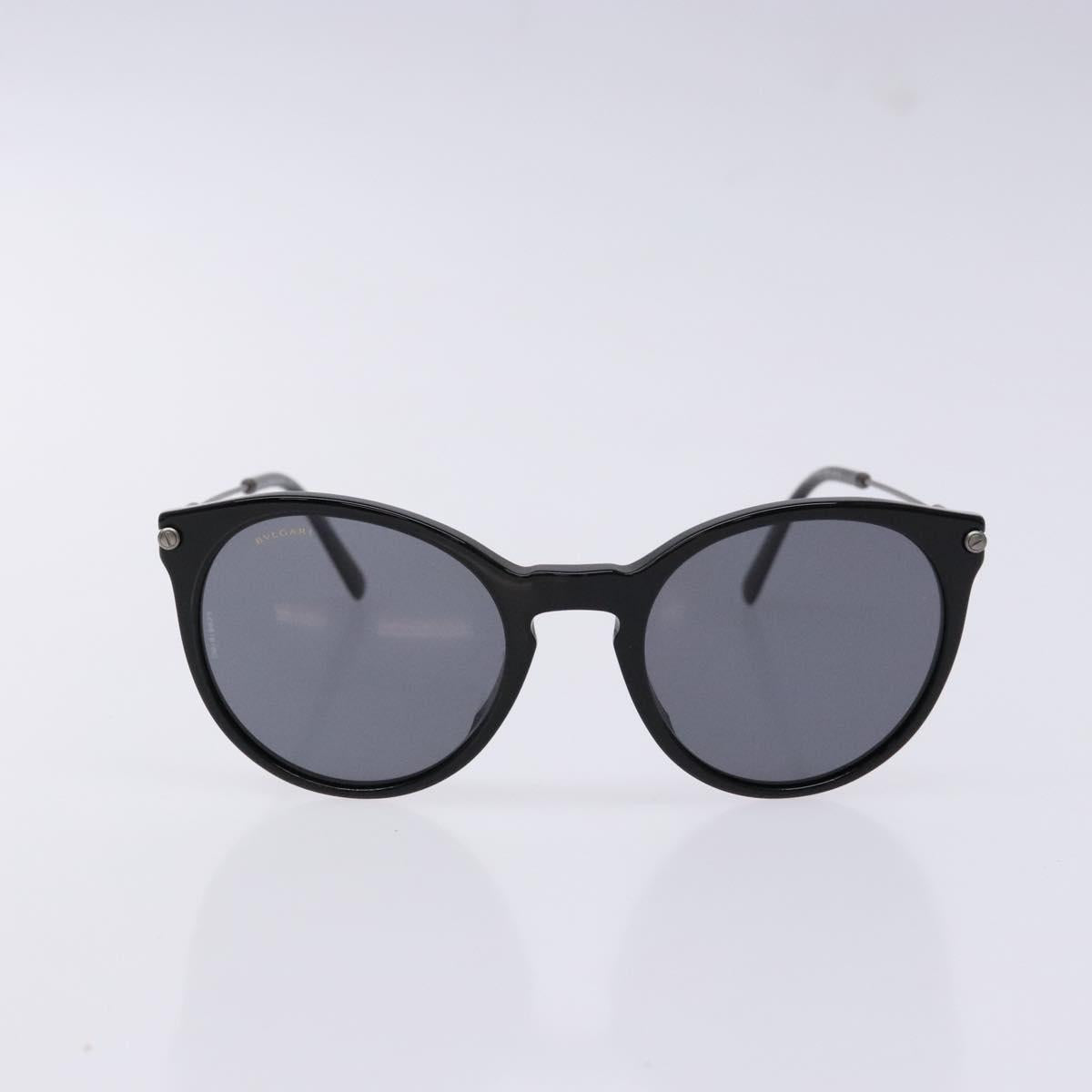 BVLGARI Sunglasses Plastic Black Auth BA5369V