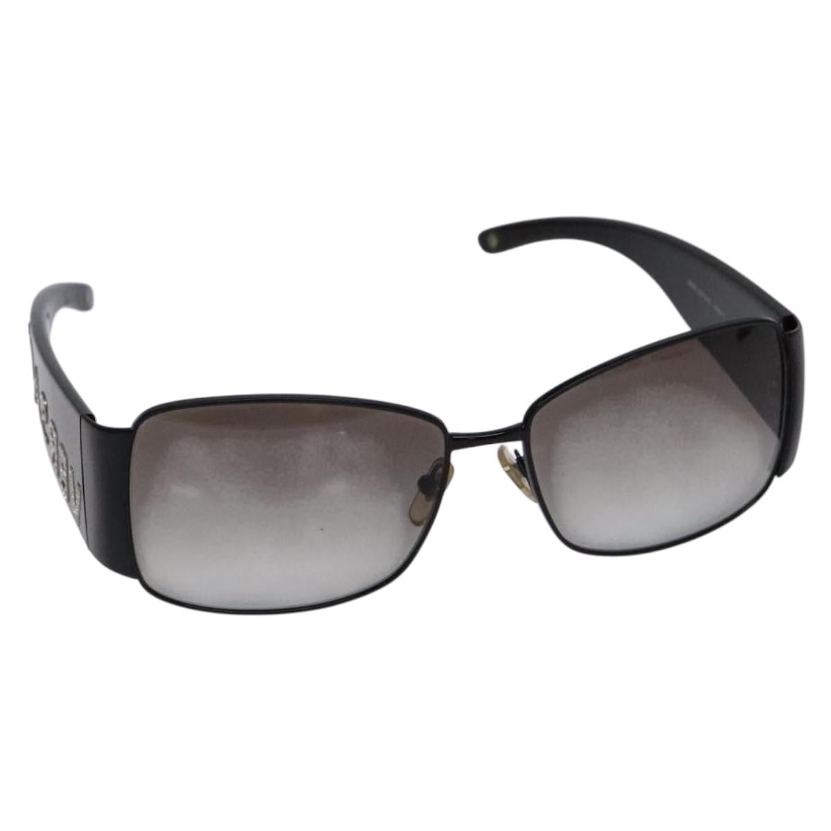VERSACE Sunglasses Plastic Black Auth BA5372